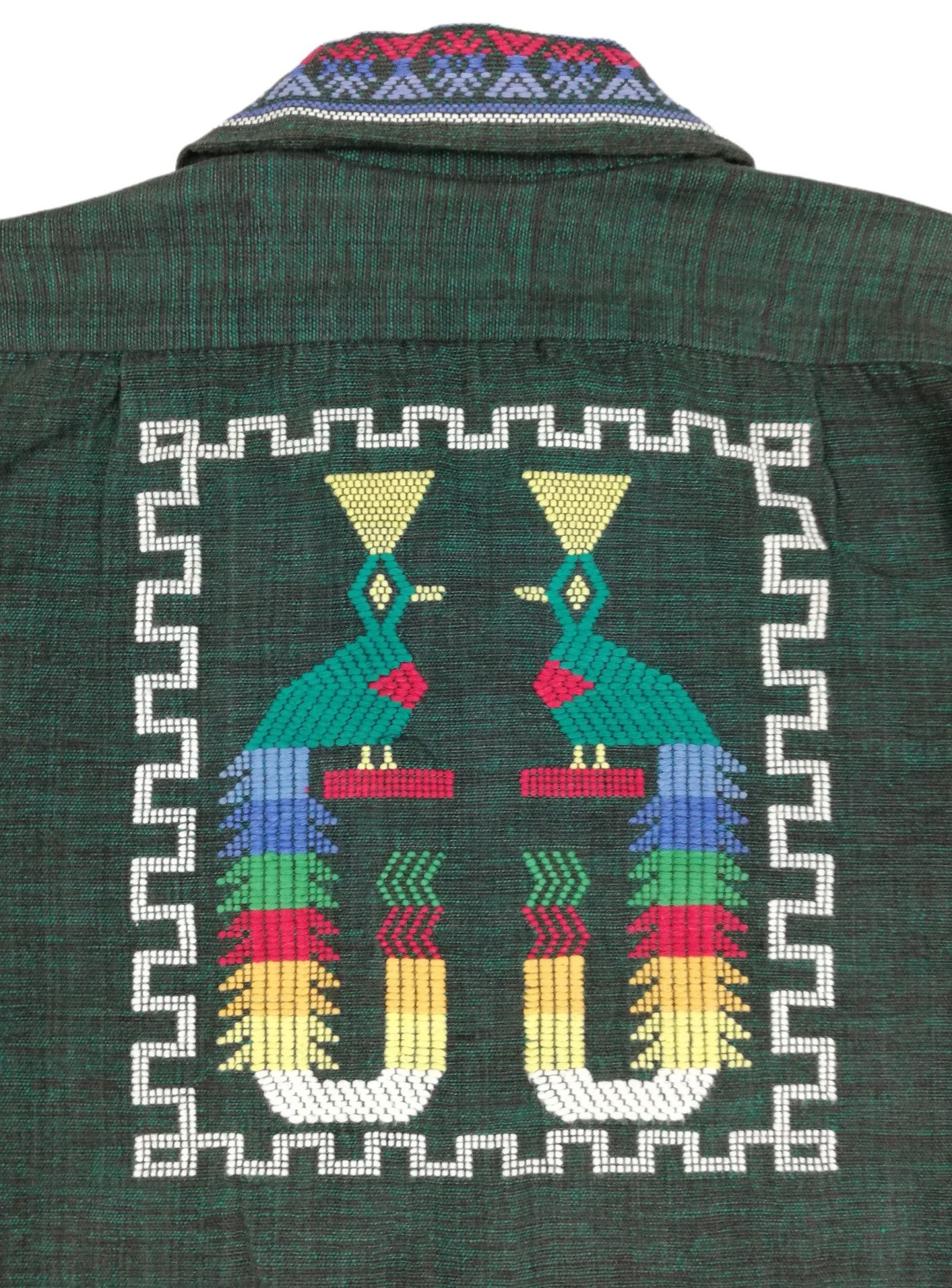 Art Comes First × Native 🔥1960's Guatemalan Aztec Embroidered Handwoven Hemp Jacket Size US M / EU 48-50 / 2 - 16 Thumbnail