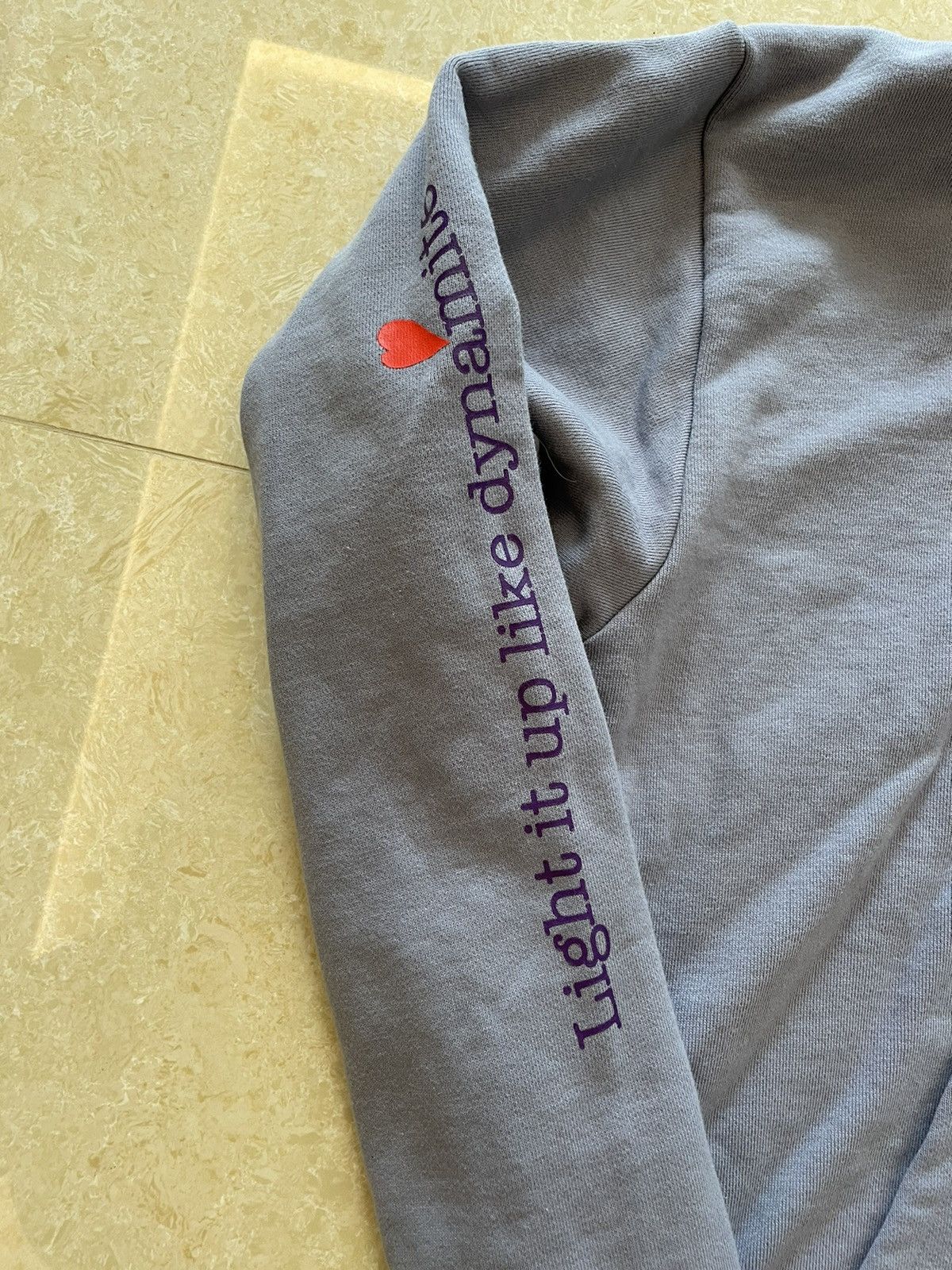 Japanese Brand UNWORN* Rolling cradle heart hoodie Size US M / EU 48-50 / 2 - 3 Thumbnail