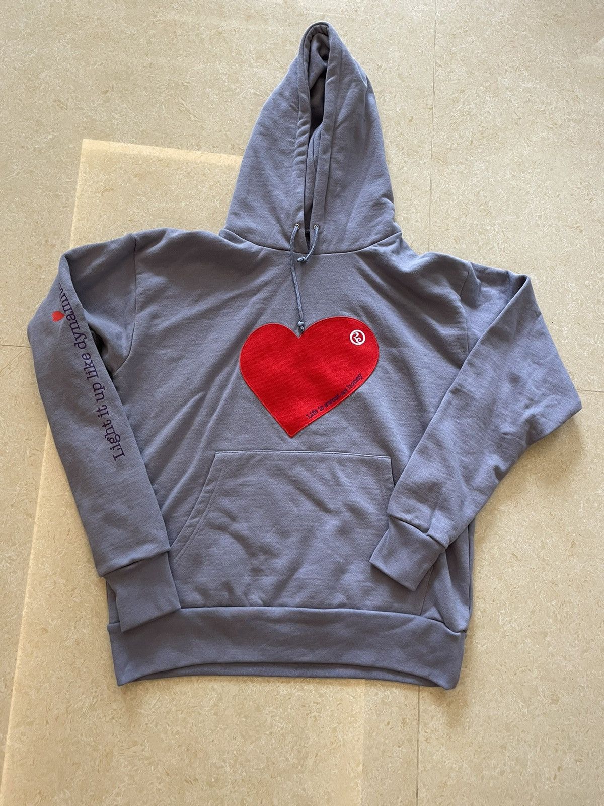Japanese Brand UNWORN* Rolling cradle heart hoodie Size US M / EU 48-50 / 2 - 1 Thumbnail
