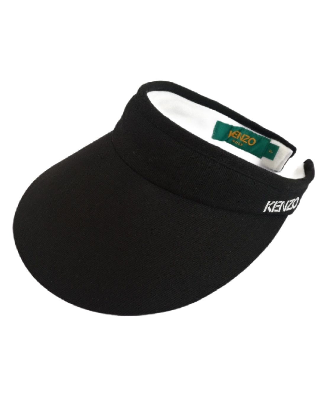 Kenzo 🔥Kenzo Golf Big Logo Black Visor Cap 100% Ester🔥 Size ONE SIZE - 10 Thumbnail