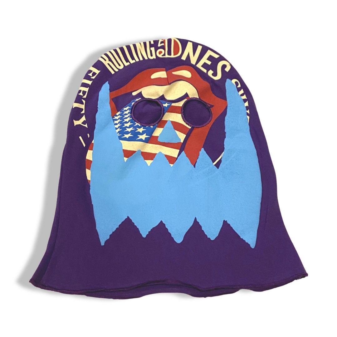 image of Asspizza Rolling Stones Mask 2021 in Purple, Men's