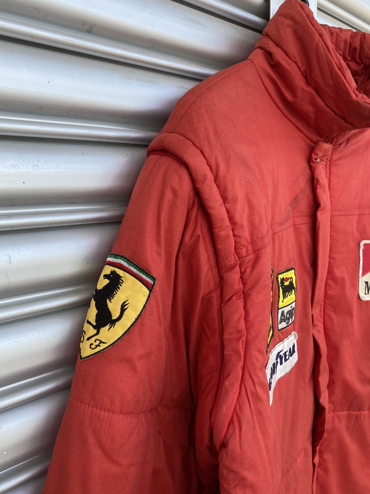 Ferrari × Marlboro × Vintage VINTAGE FERRARI PUFFER JACKET Size US XL / EU 56 / 4 - 4 Thumbnail