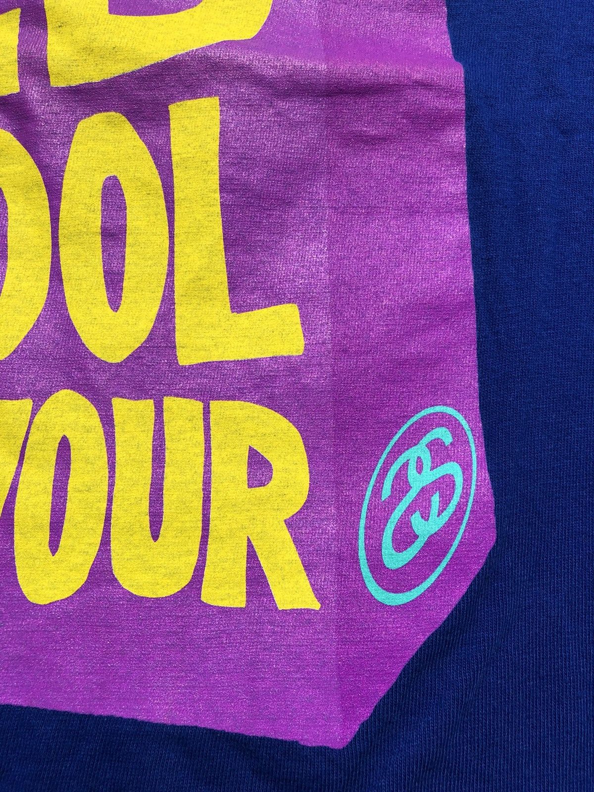 Stussy Vintage 2000s Stussy Old Skool Flavour Tee Size US L / EU 52-54 / 3 - 5 Thumbnail
