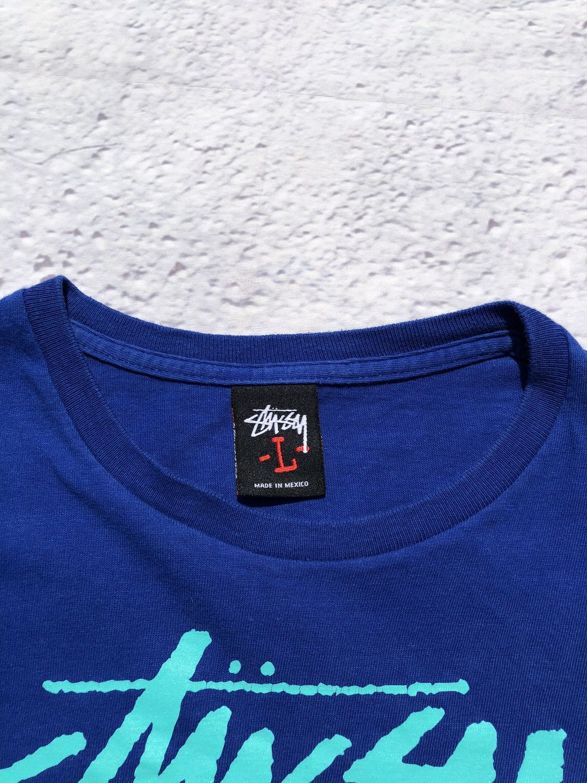 Stussy Vintage 2000s Stussy Old Skool Flavour Tee Size US L / EU 52-54 / 3 - 6 Thumbnail