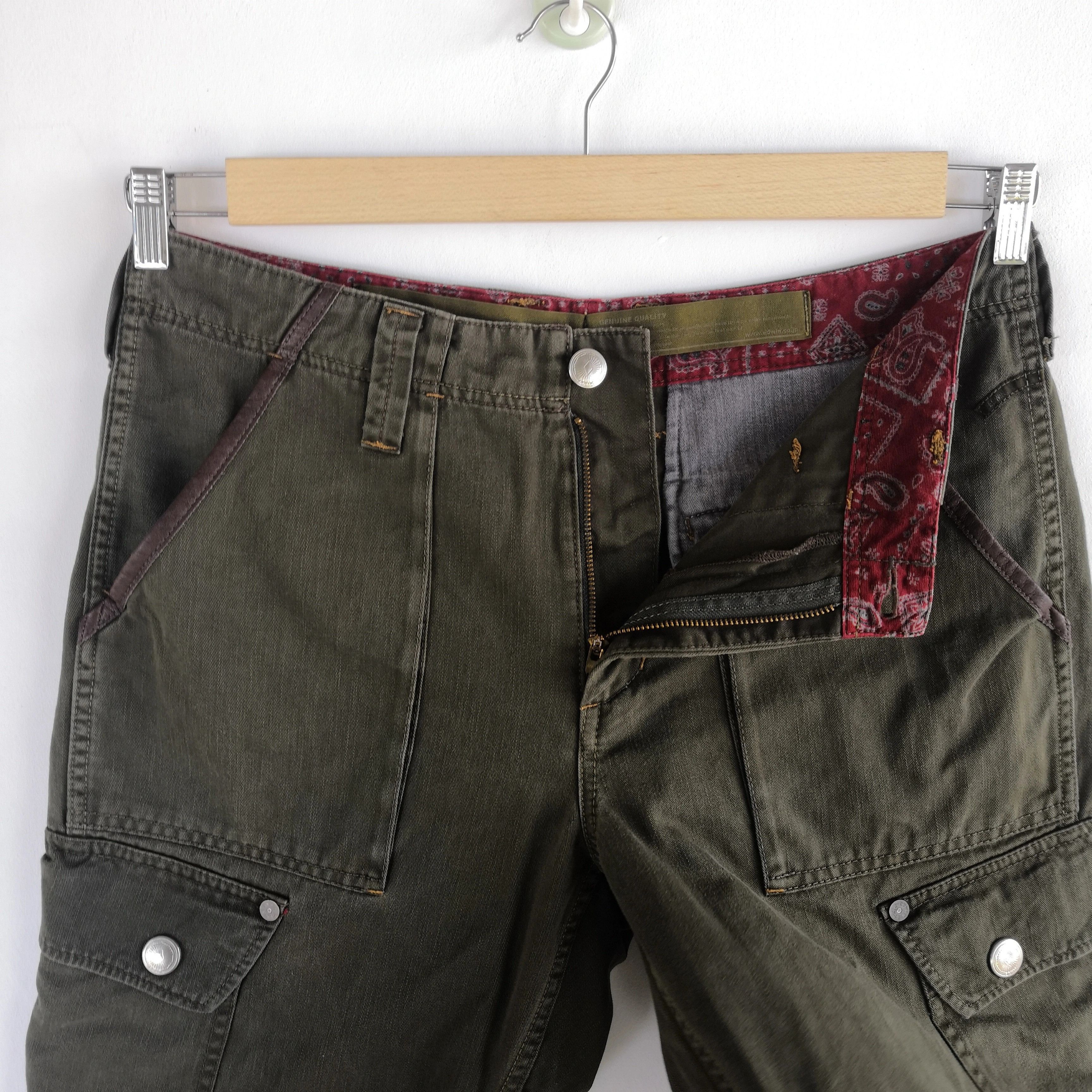 Japanese Brand Japanese Cargo Pants Fatigue Tactical Streetwear Trousers Size US 34 / EU 50 - 5 Thumbnail