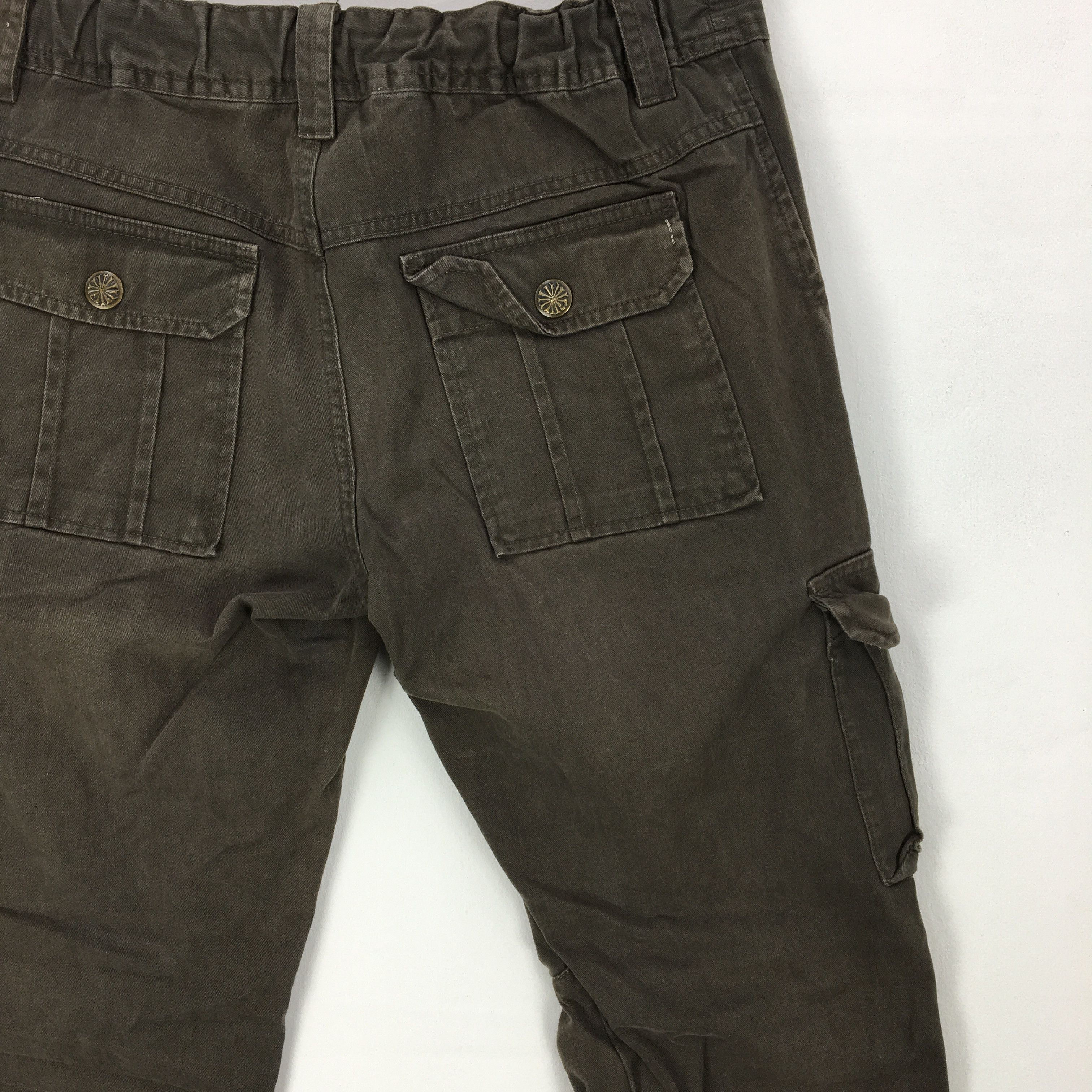Japanese Brand × Vintage Vintage Avant Garde Cargo Pants Utility Parachute Trousers Size 28" / US 6 / IT 42 - 8 Thumbnail