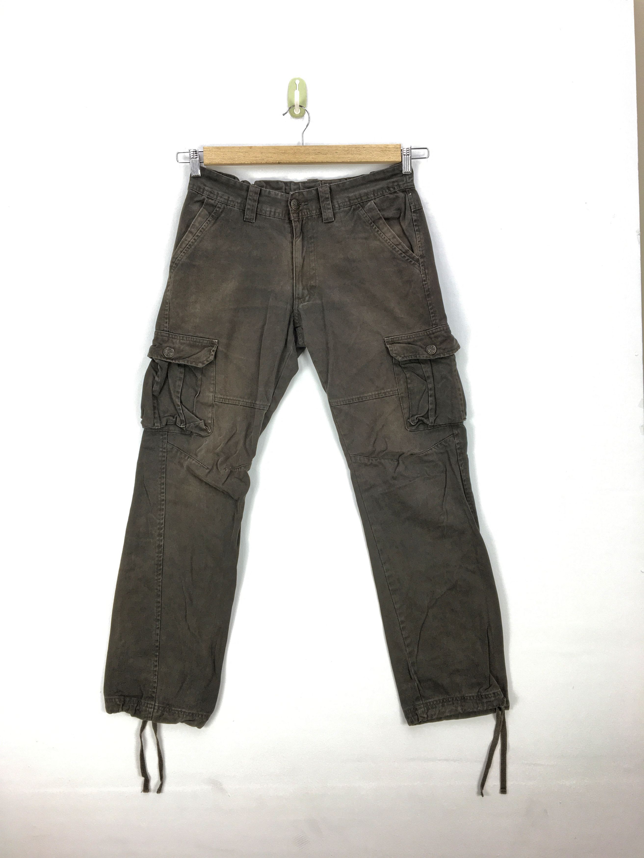 Japanese Brand × Vintage Vintage Avant Garde Cargo Pants Utility Parachute Trousers Size 28" / US 6 / IT 42 - 1 Thumbnail