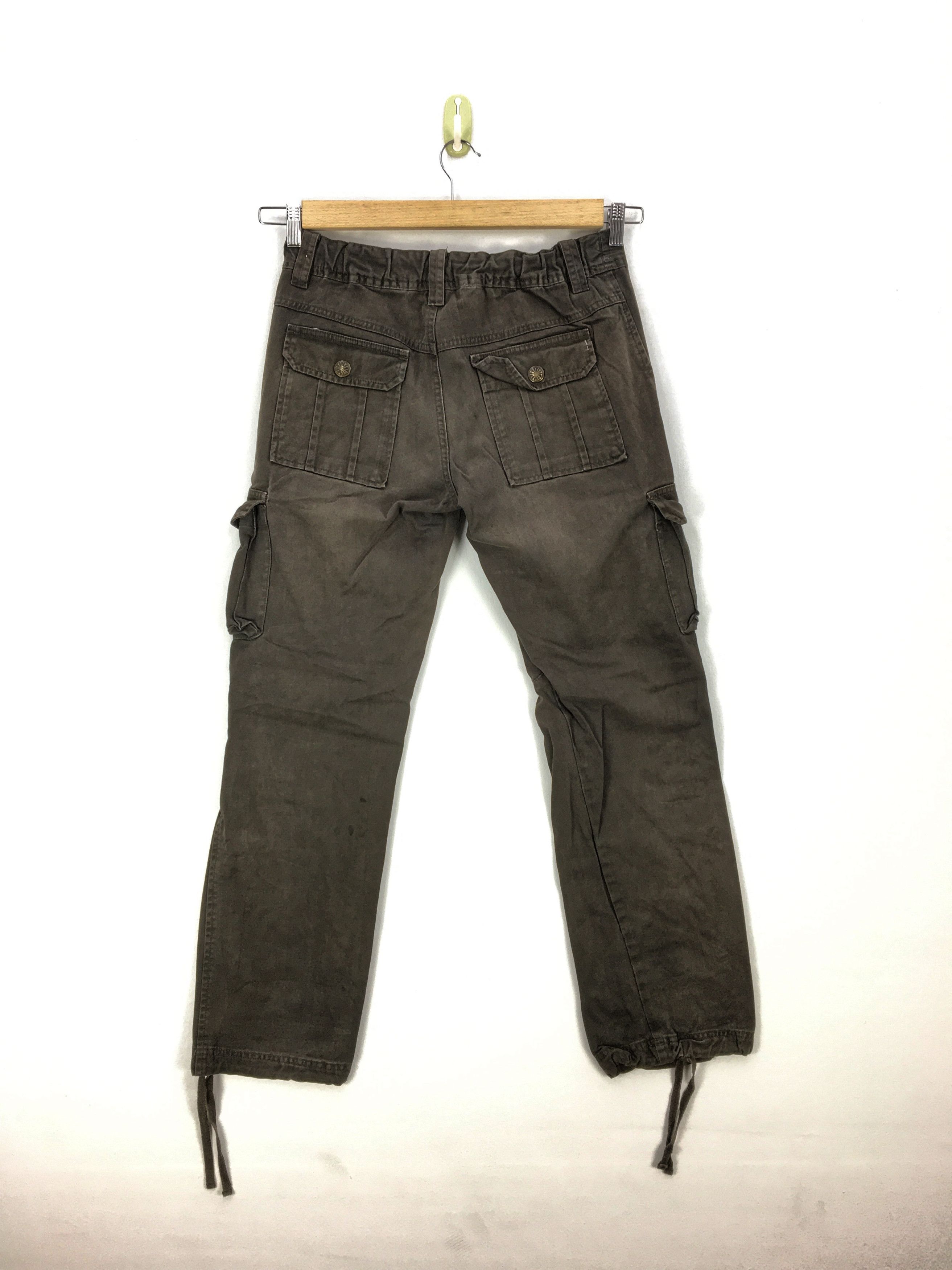 Japanese Brand × Vintage Vintage Avant Garde Cargo Pants Utility Parachute Trousers Size 28" / US 6 / IT 42 - 2 Thumbnail