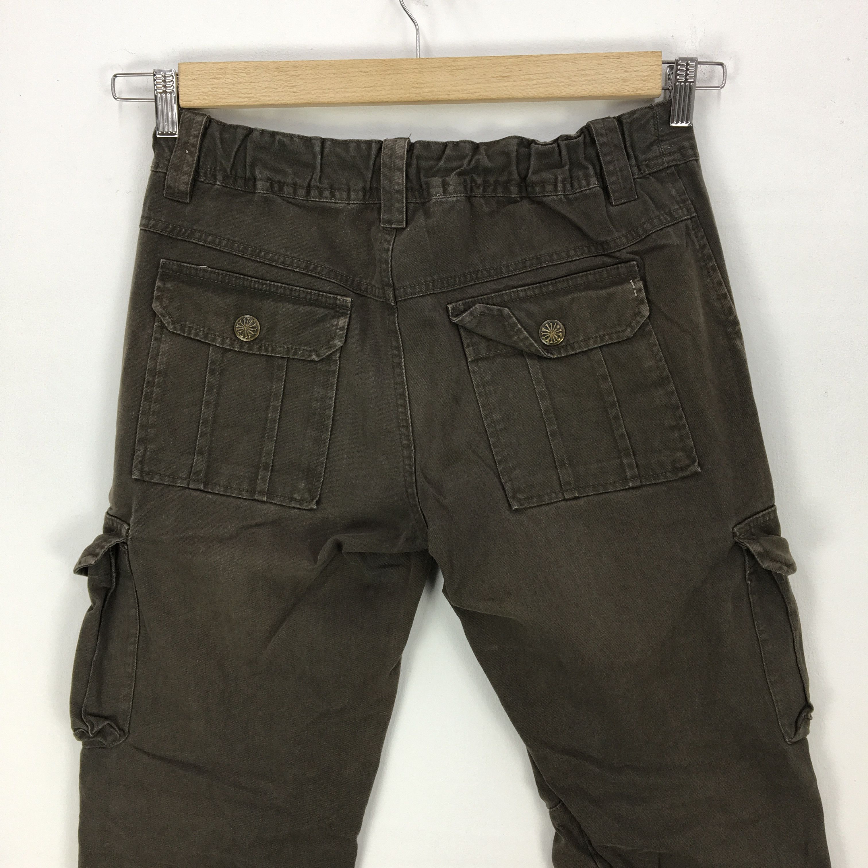 Japanese Brand × Vintage Vintage Avant Garde Cargo Pants Utility Parachute Trousers Size 28" / US 6 / IT 42 - 4 Thumbnail