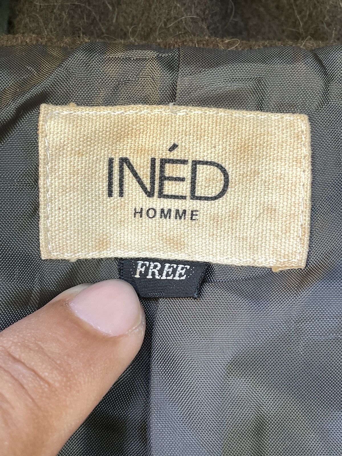 Japanese Brand INED BY YOHJI YAMAMOTO WOOL JACKET Size US M / EU 48-50 / 2 - 6 Thumbnail