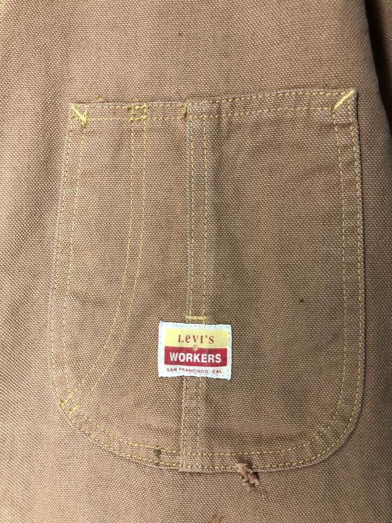 Levi's Made & Crafted × Levi's Vintage Clothing × Vintage Vintage 80s Levi’s Workers Chore Jacket Size US L / EU 52-54 / 3 - 7 Thumbnail