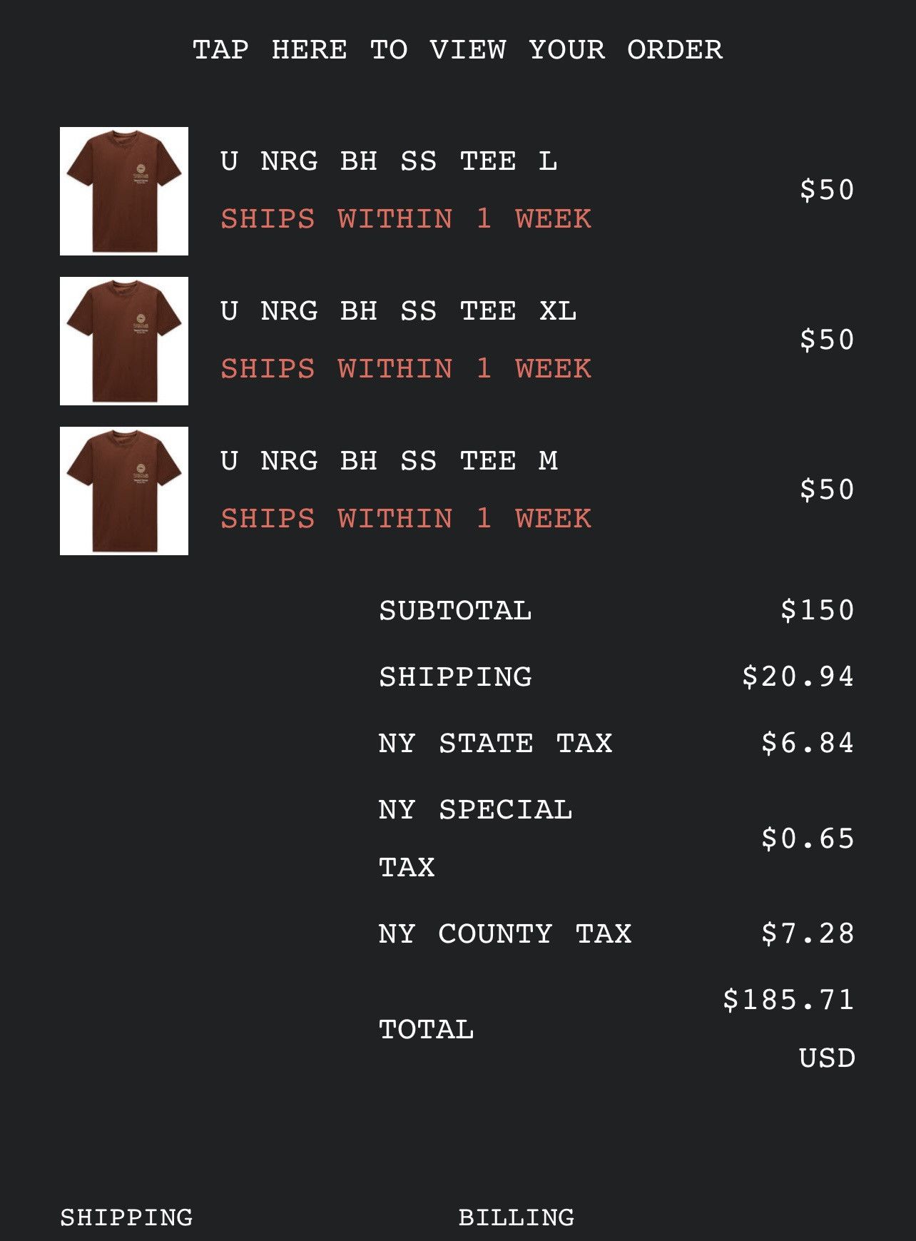 Nike × Travis Scott Nike Travis Scott U NRG BH SS TEE Size Large Size US L / EU 52-54 / 3 - 3 Thumbnail