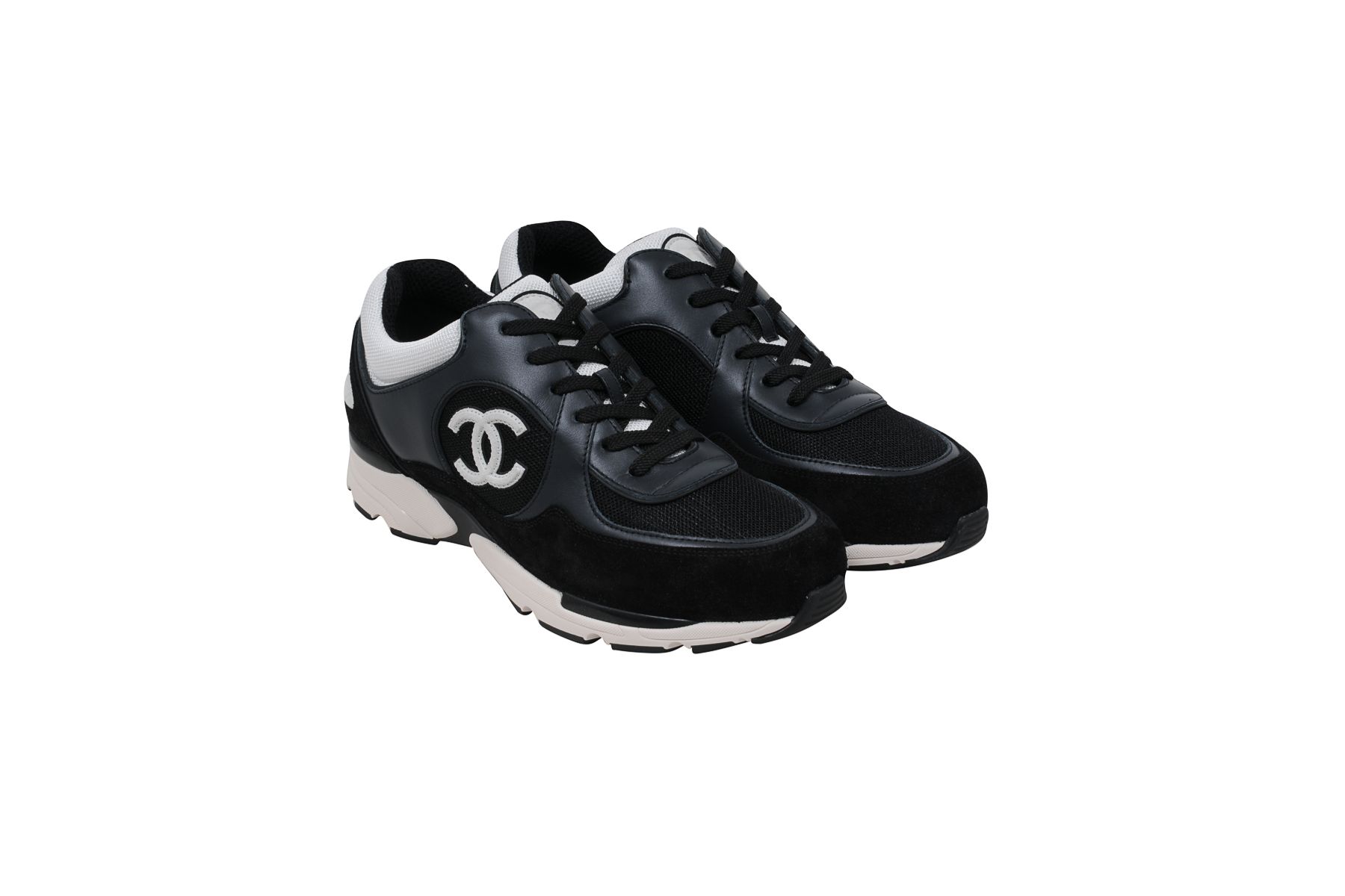 Chanel Sport Sprint CC Logo Runner Sneakers Navy Blue - 00861