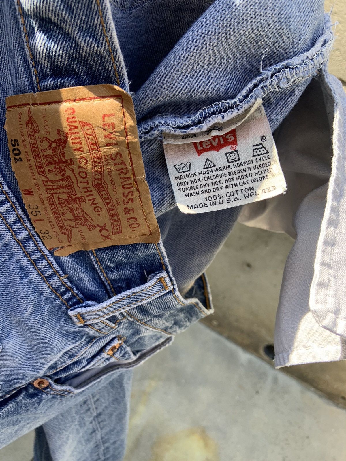 Levi's Vintage levis 501 denim jeans Size US 32 / EU 48 - 9 Thumbnail