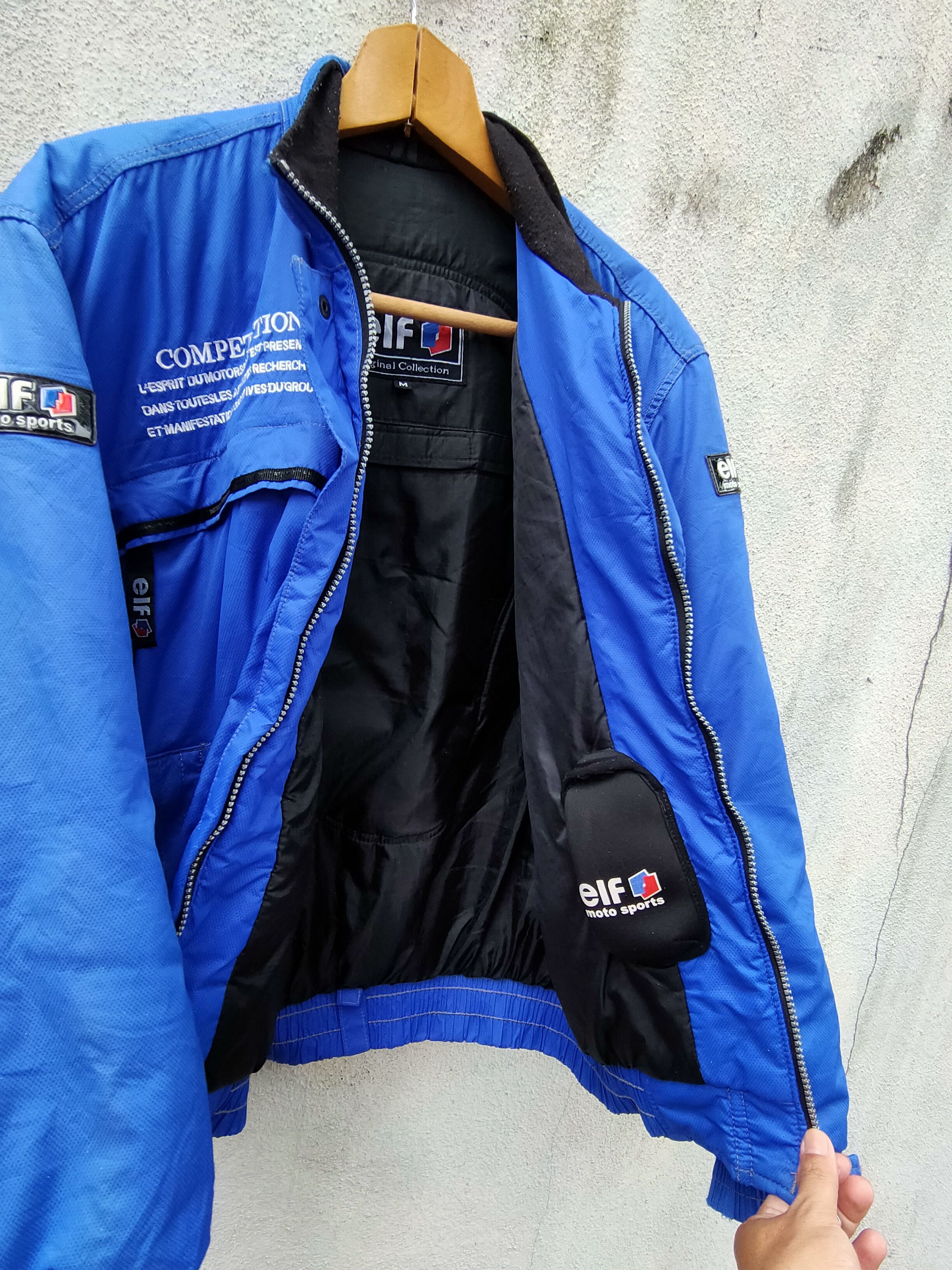 Sports Specialties × Vintage Rare elf Motor Sports Original Collection Riders Jacket Size US M / EU 48-50 / 2 - 9 Thumbnail