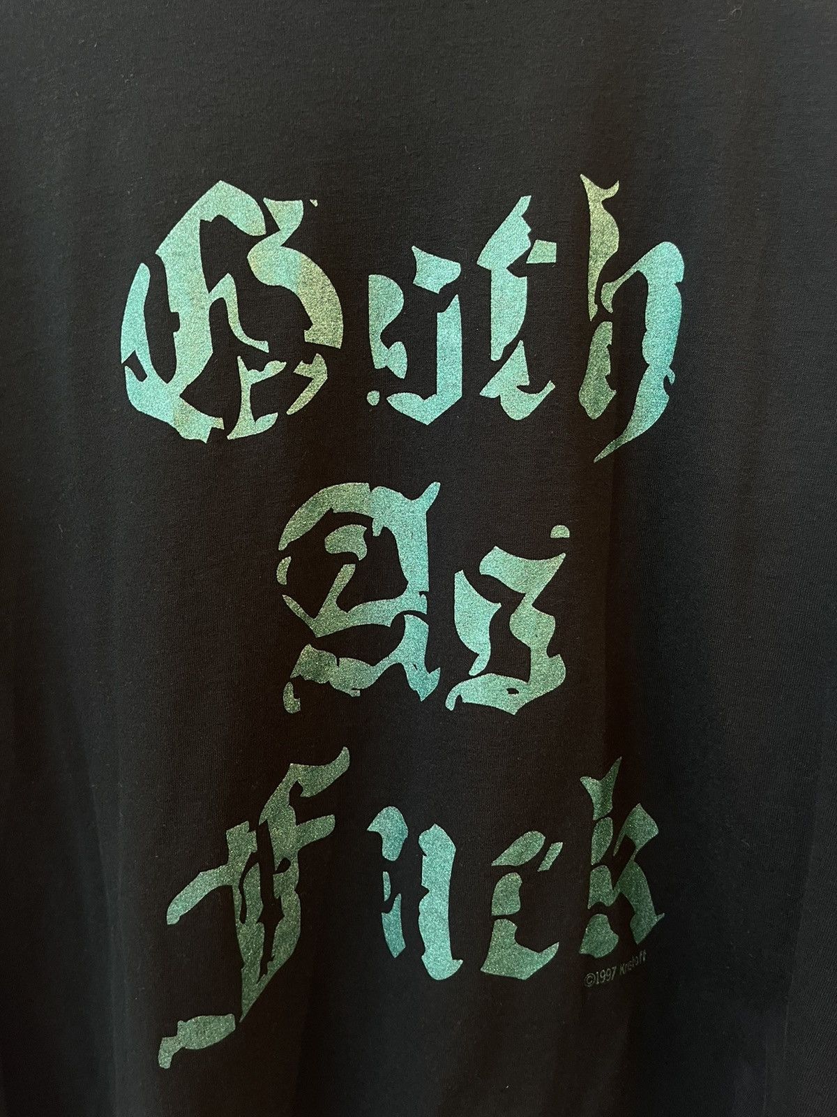 Vintage Vintage GOTH AS FUCK SHIRT 4Gseller Size US XL / EU 56 / 4 - 2 Thumbnail