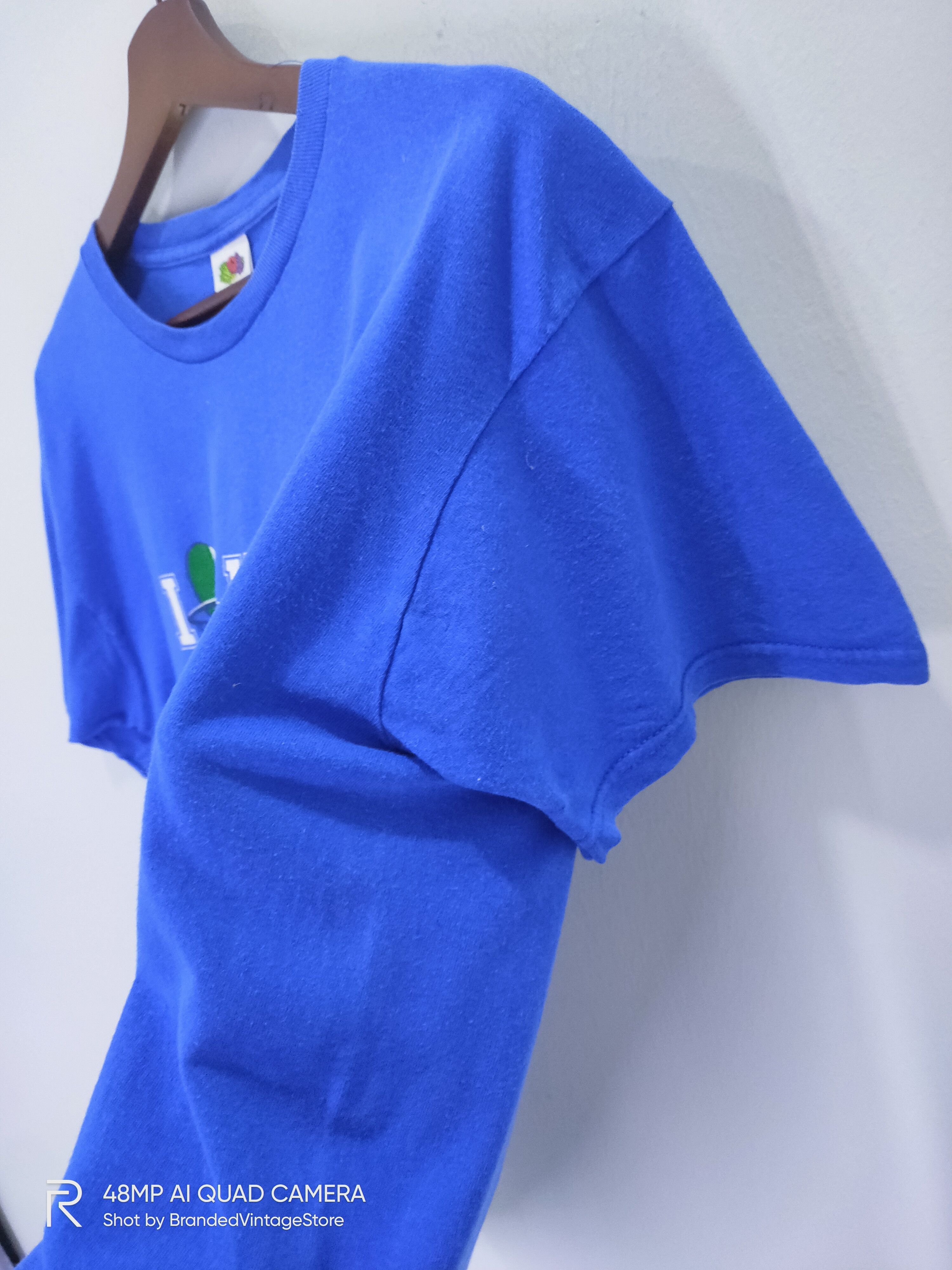 Fruit Of The Loom × Vintage Vintage FOTL I Love ITALIA Basketball Slam Dunk Sport Tee Size US M / EU 48-50 / 2 - 7 Thumbnail