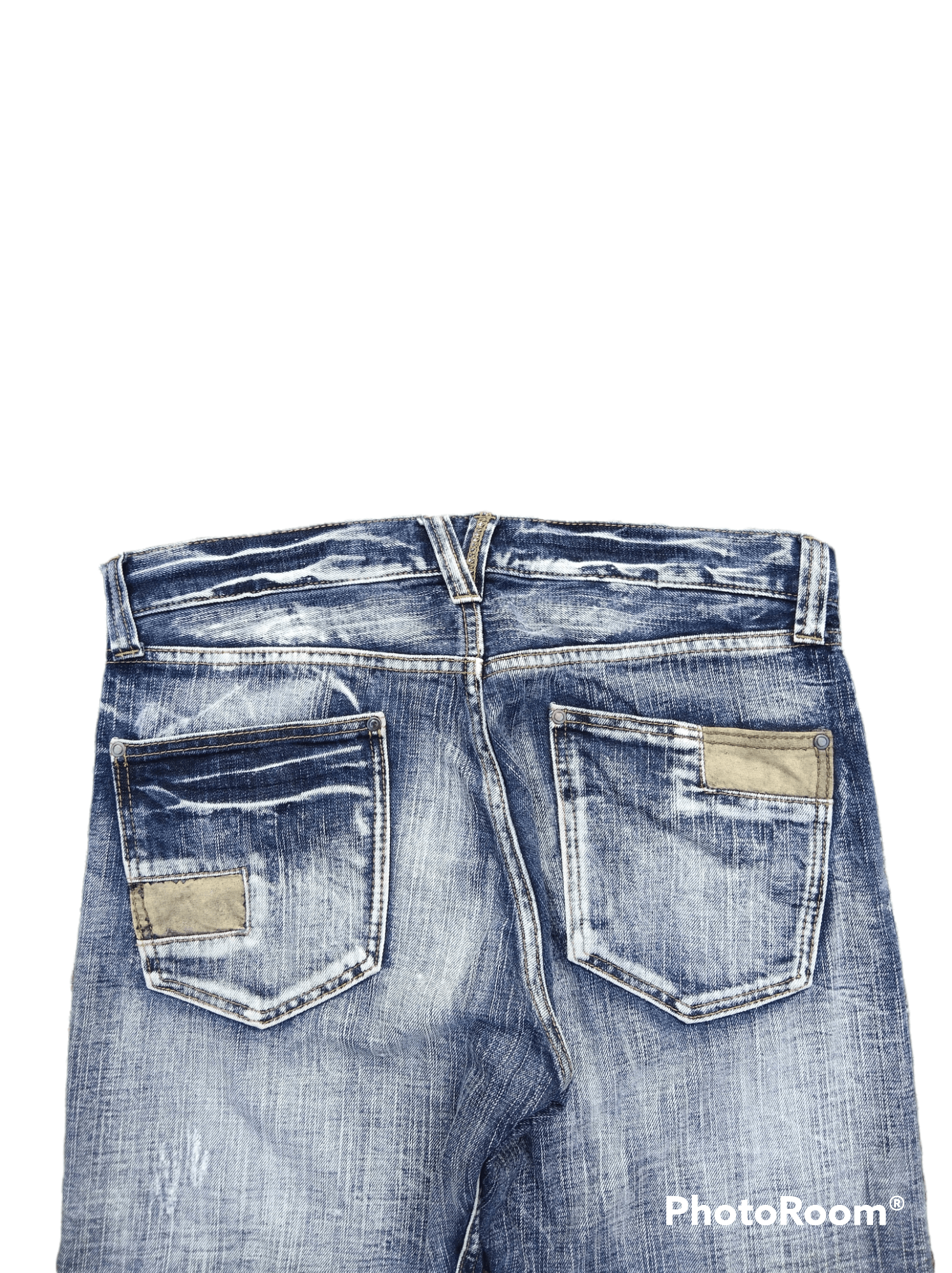 Japanese Brand SUPER SICK⚡⚡⚡DISTRESSED SORRIDERRE DENIM PANTS Size US 33 - 4 Thumbnail
