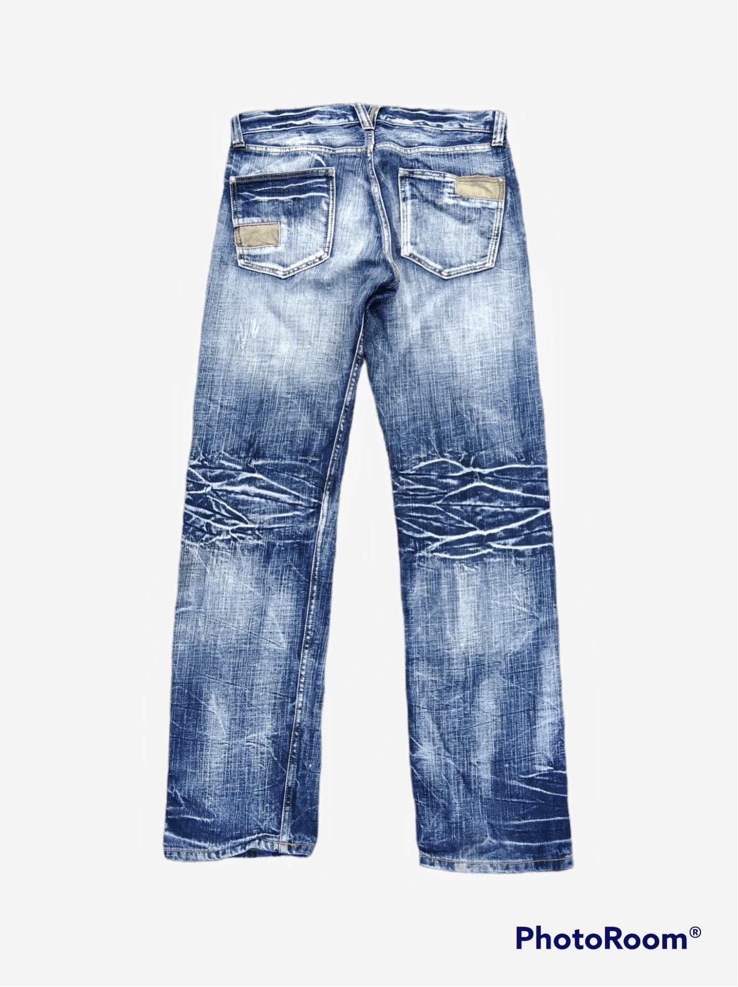 Japanese Brand SUPER SICK⚡⚡⚡DISTRESSED SORRIDERRE DENIM PANTS Size US 33 - 2 Thumbnail