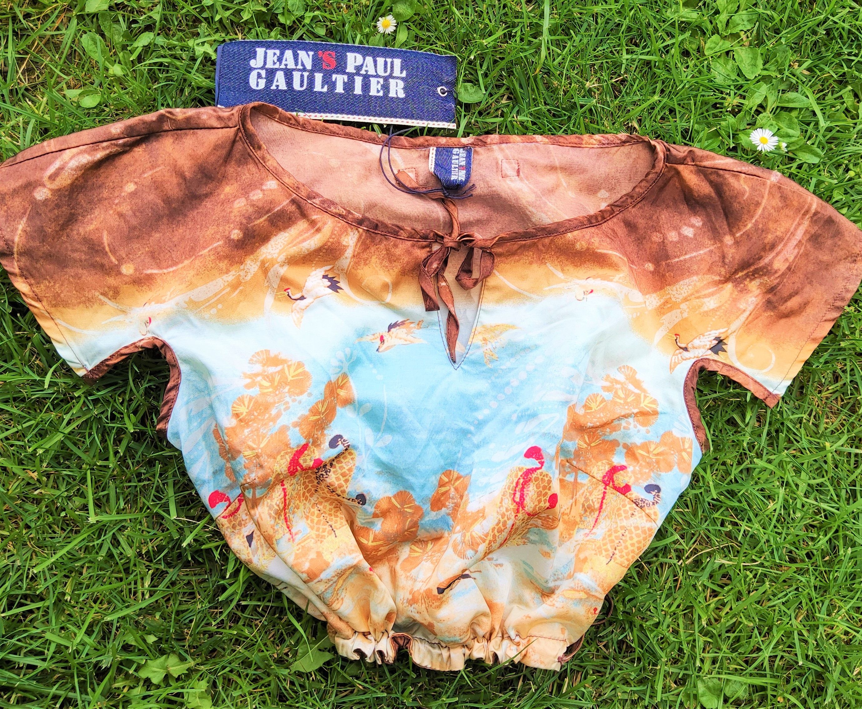 Jean Paul Gaultier Jean Paul Gaultier Japanese Japan Chinese Crop Kimono Top Size S / US 4 / IT 40 - 8 Thumbnail