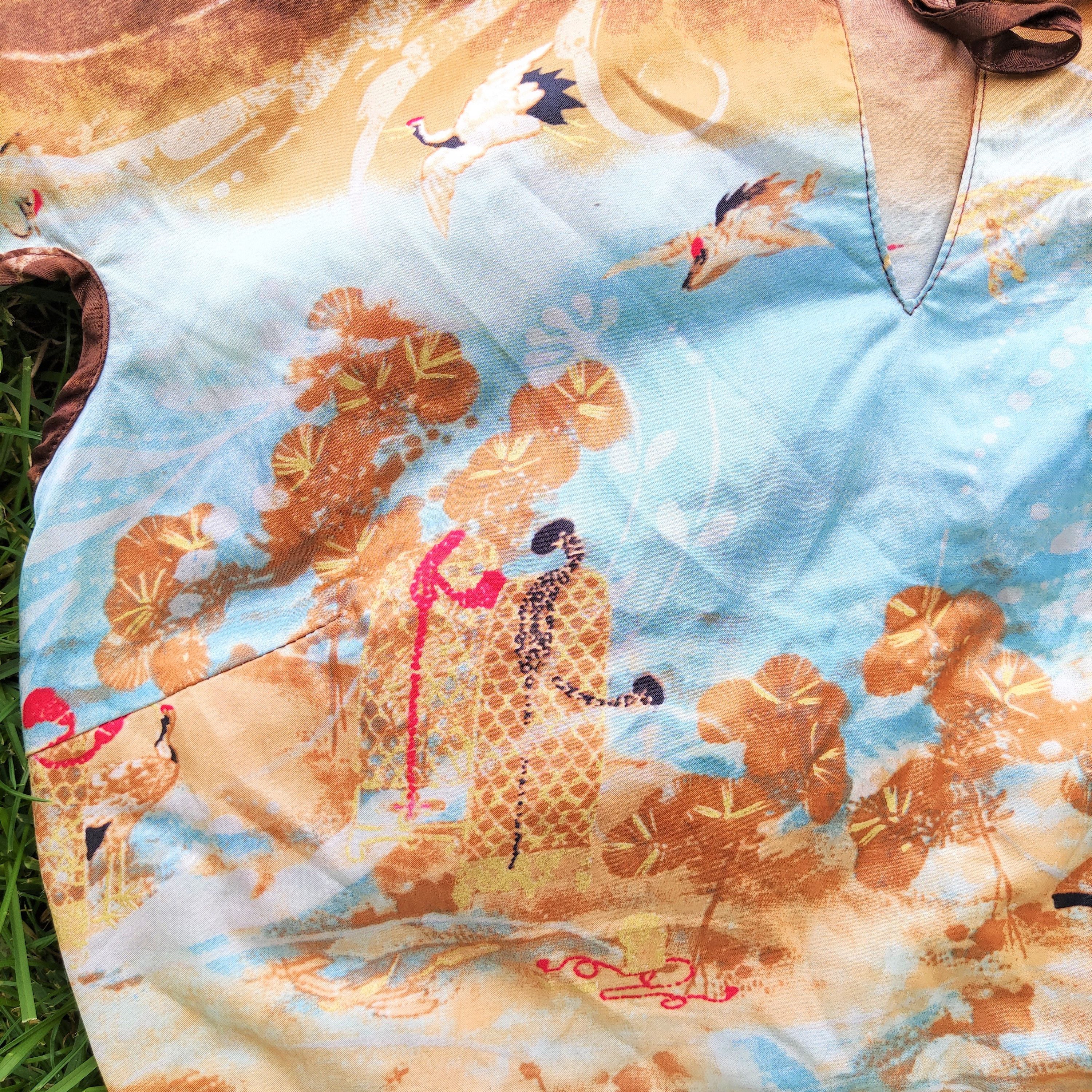 Jean Paul Gaultier Jean Paul Gaultier Japanese Japan Chinese Crop Kimono Top Size S / US 4 / IT 40 - 4 Thumbnail