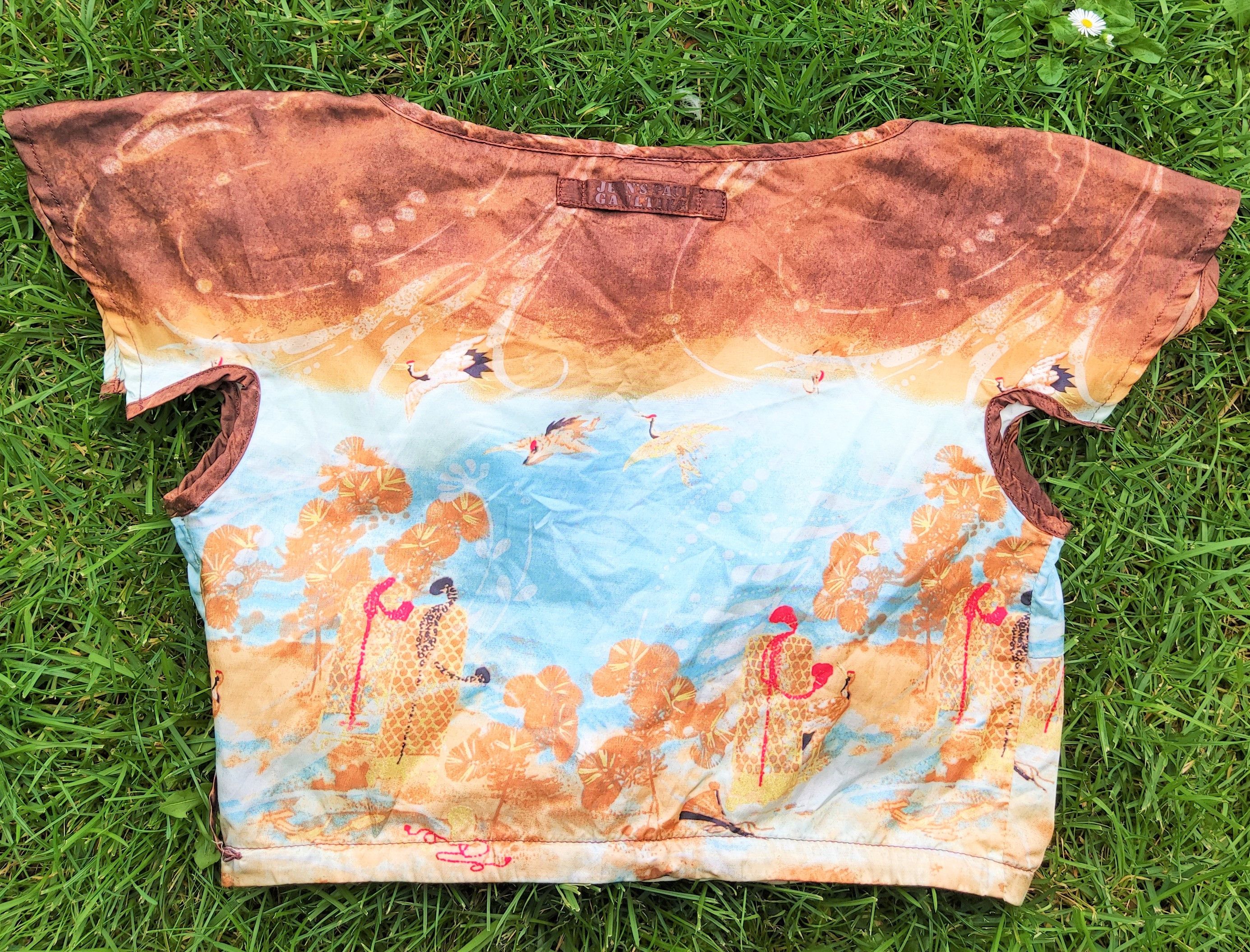 Jean Paul Gaultier Jean Paul Gaultier Japanese Japan Chinese Crop Kimono Top Size S / US 4 / IT 40 - 6 Thumbnail