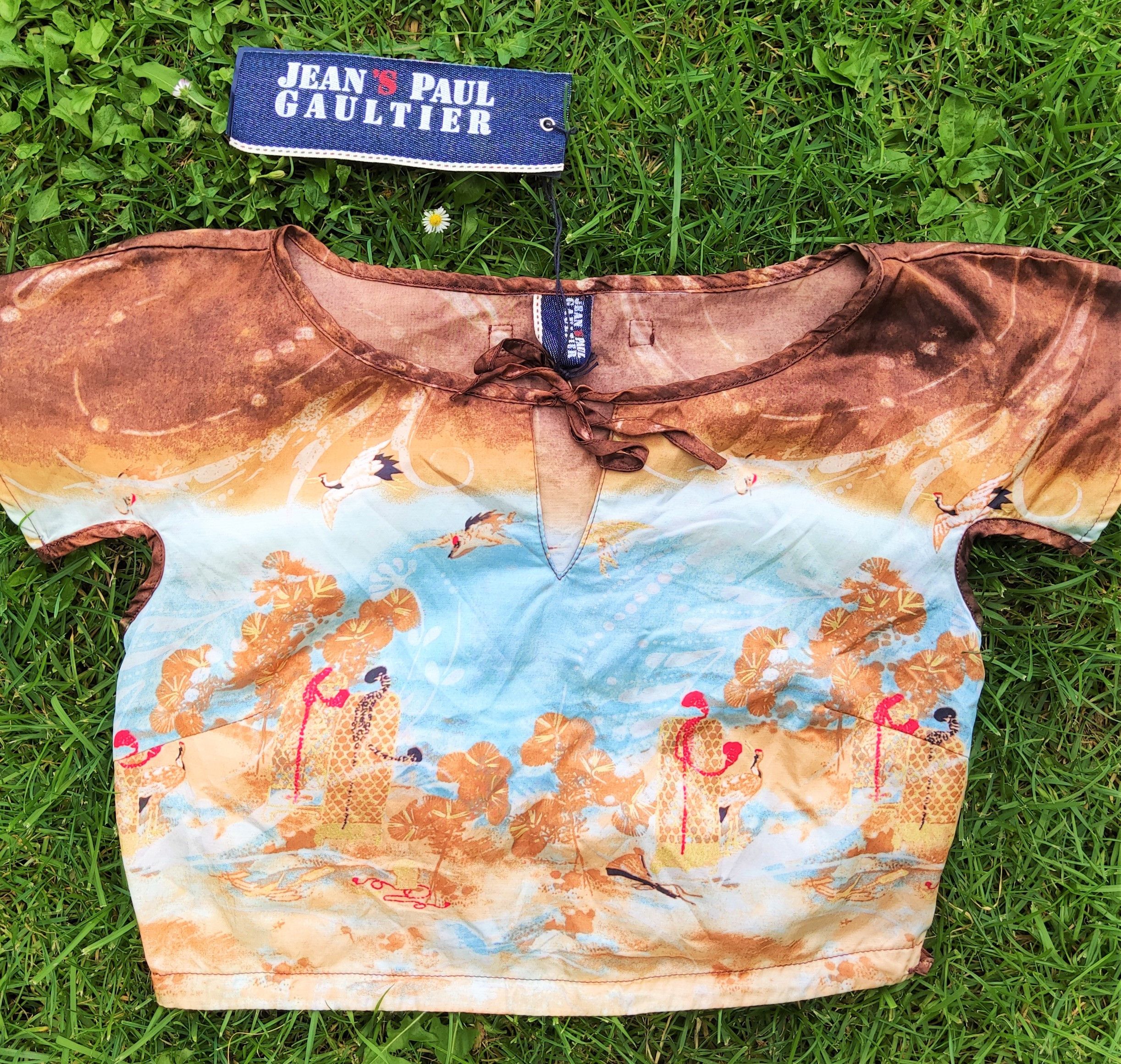 Jean Paul Gaultier Jean Paul Gaultier Japanese Japan Chinese Crop Kimono Top Size S / US 4 / IT 40 - 1 Thumbnail
