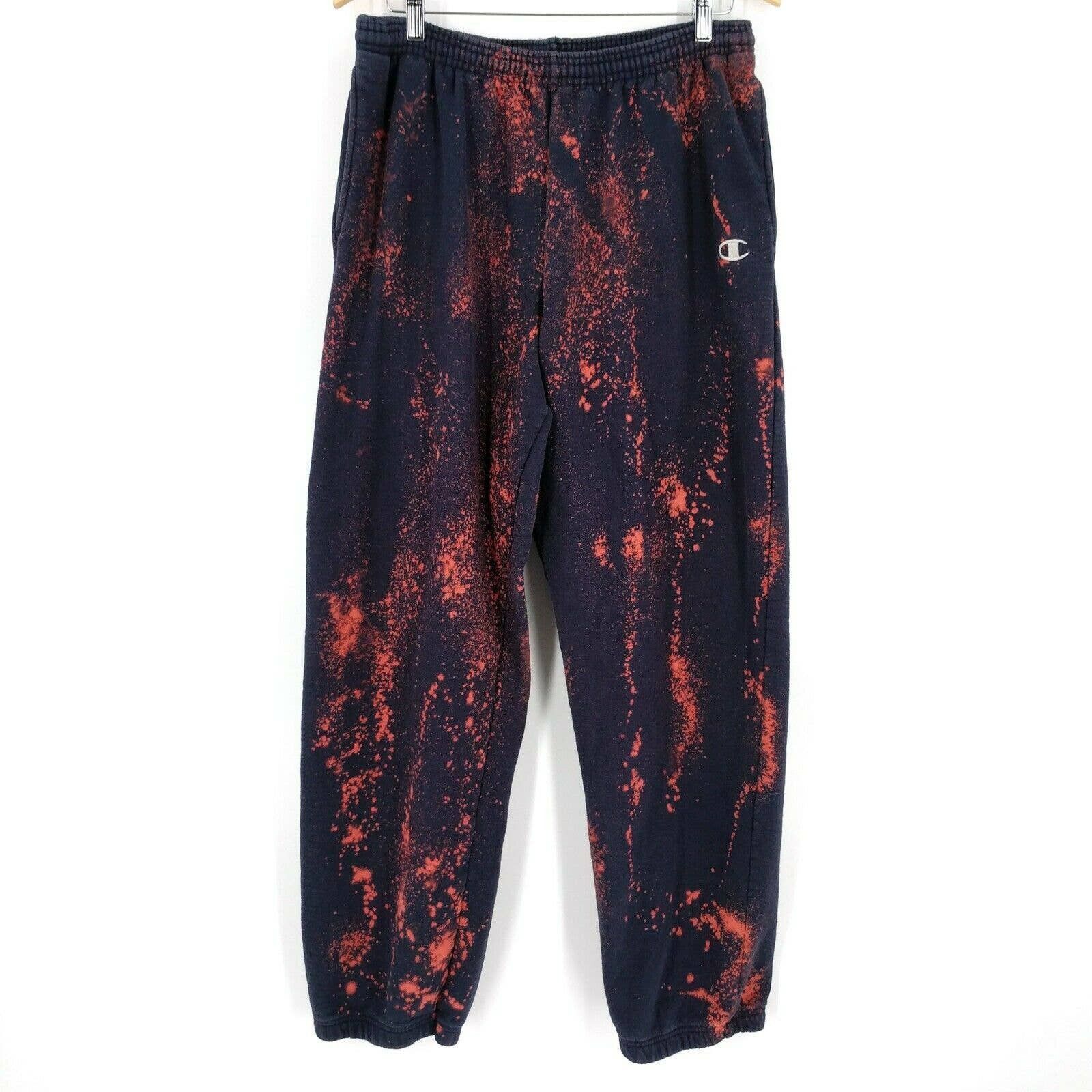 Champion Champion Custom Fleece Jogger Sweatpants Small Logo Navy XL Size US 32 / EU 48 - 1 Thumbnail