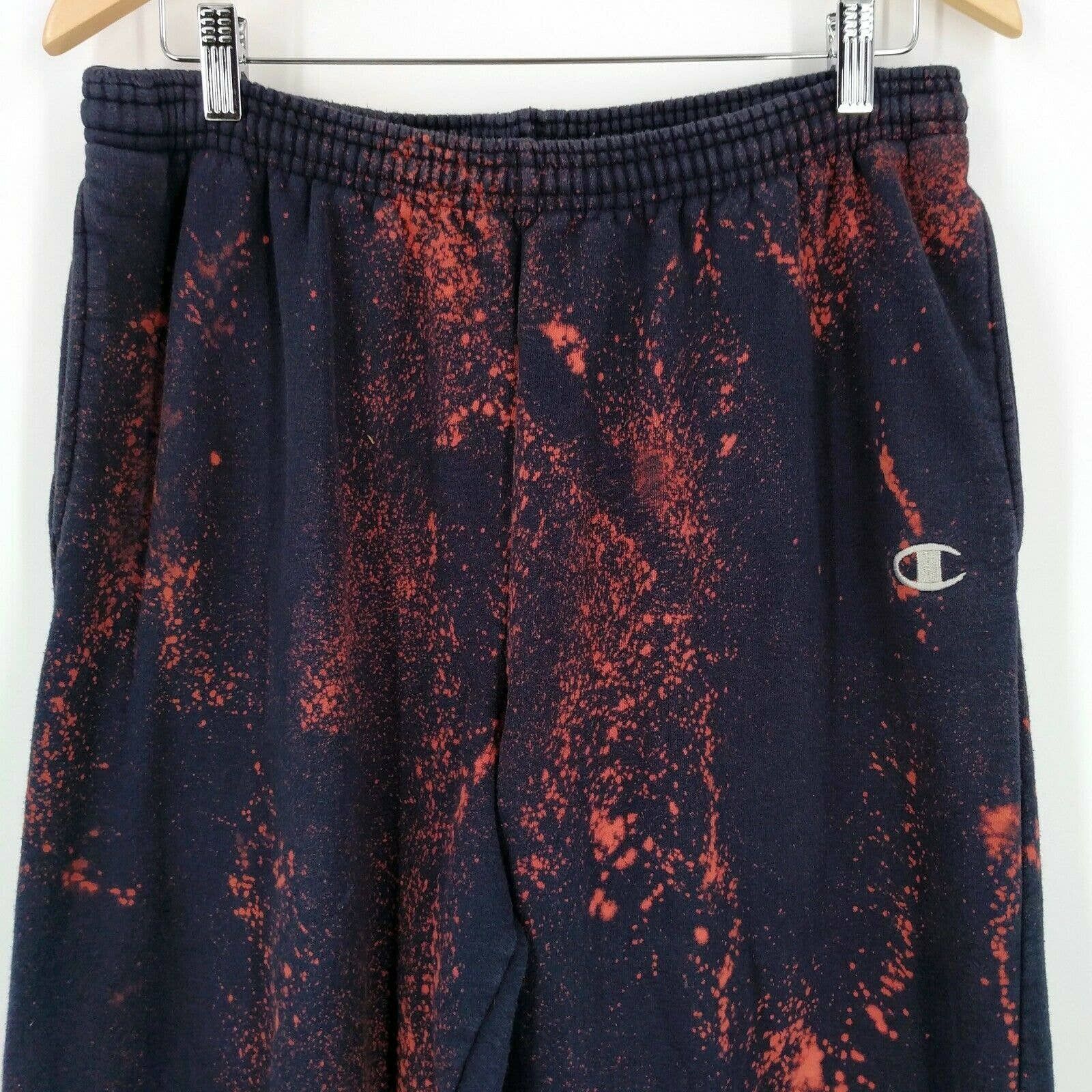Champion Champion Custom Fleece Jogger Sweatpants Small Logo Navy XL Size US 32 / EU 48 - 2 Thumbnail