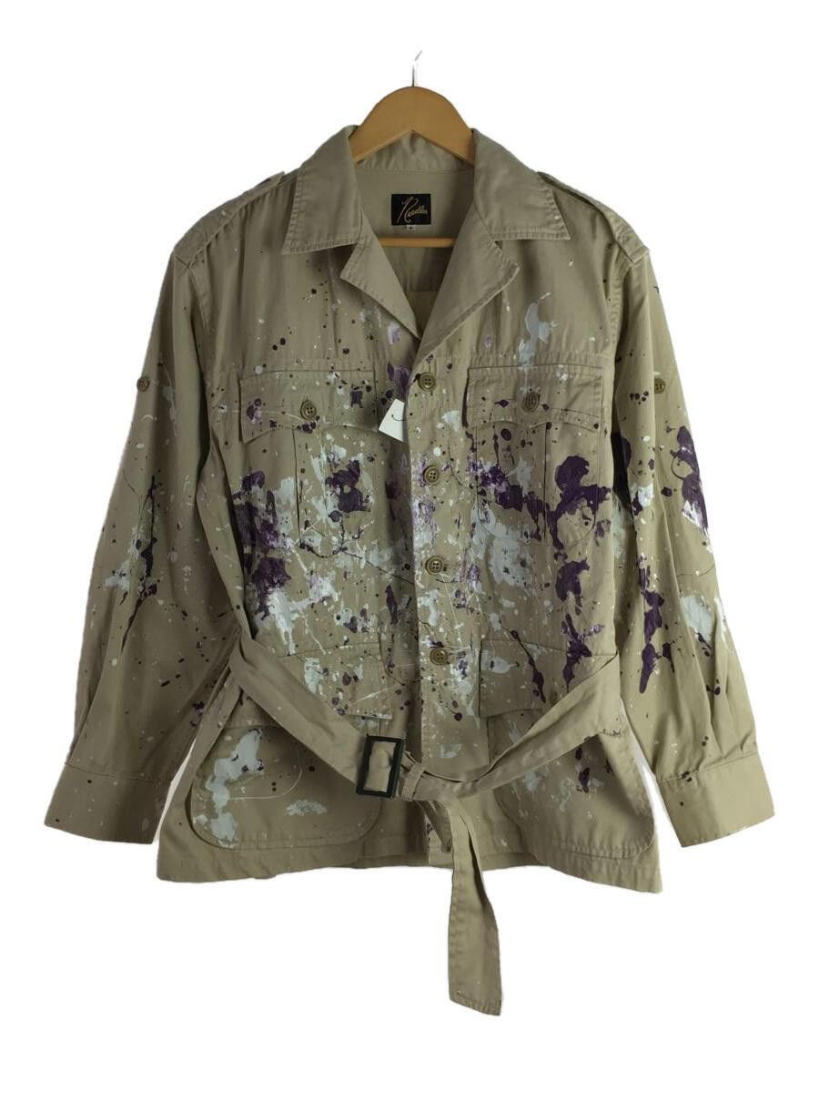 image of Needles Painter Military Jacket in Beige, Men's (Size Large)