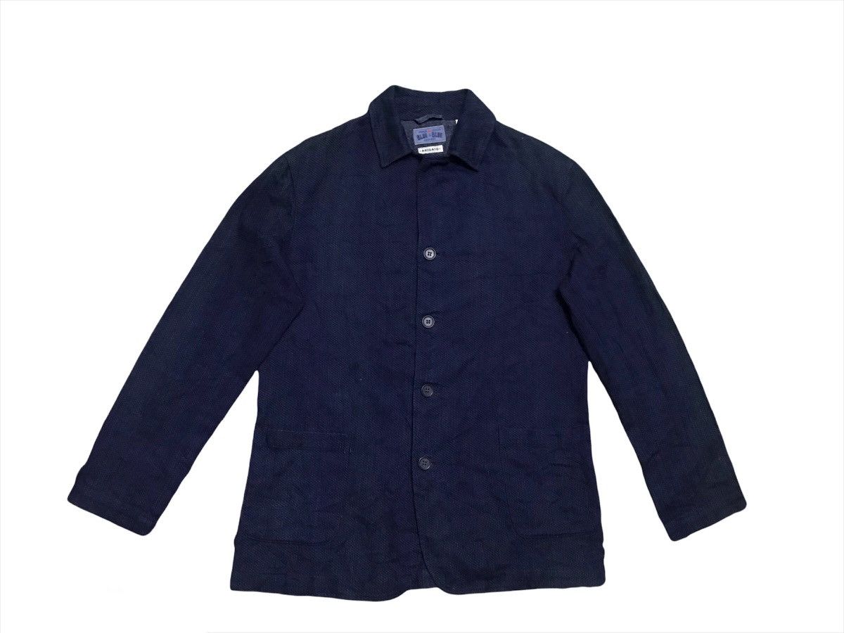 Archival Clothing Blue blue japan sashiko boro pure indigo chore jacket Grailed