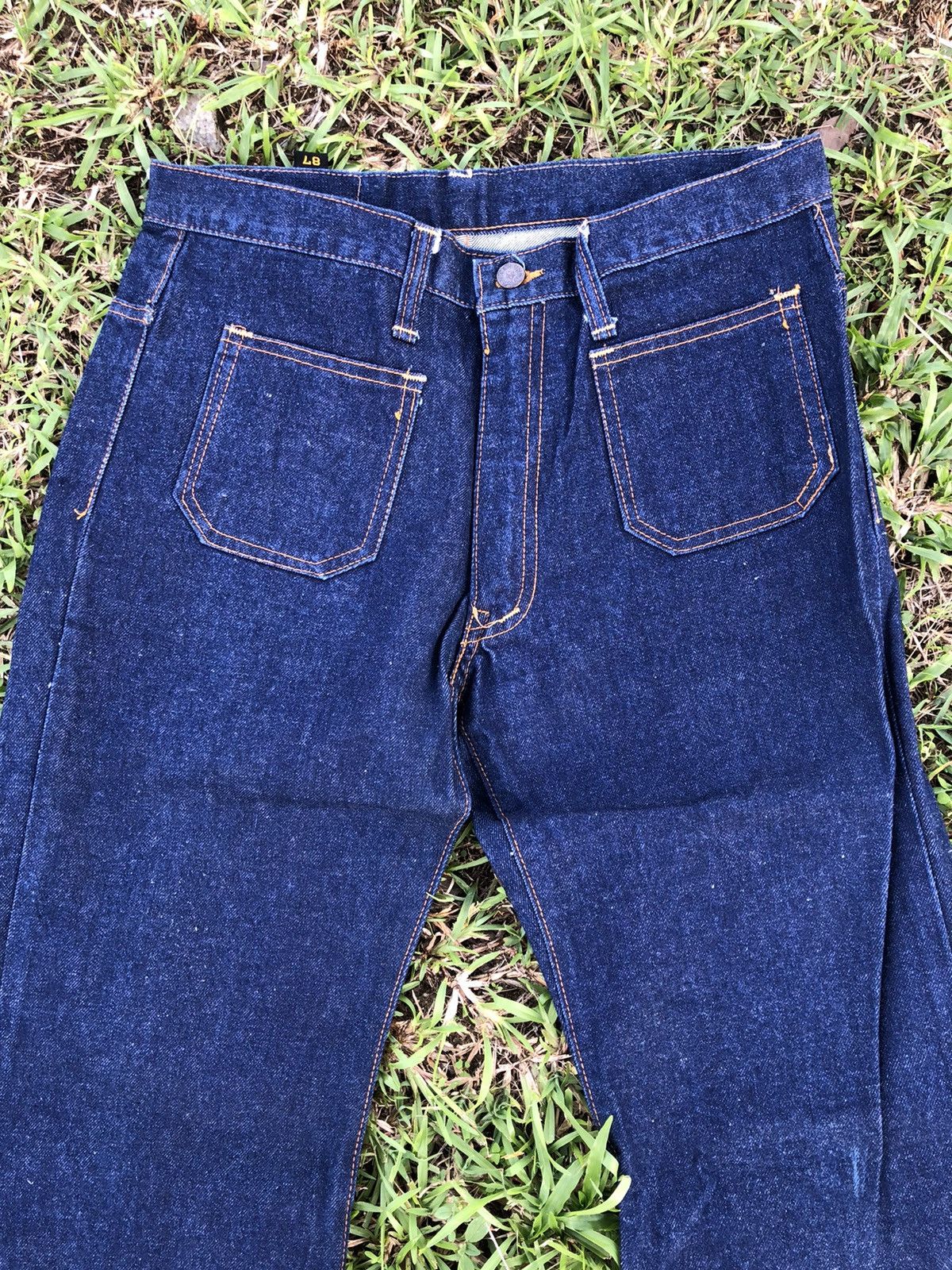 Vintage Vintage 70s BIG - AISHIN Hippie Flare Rare Jean Size US 32 / EU 48 - 4 Thumbnail