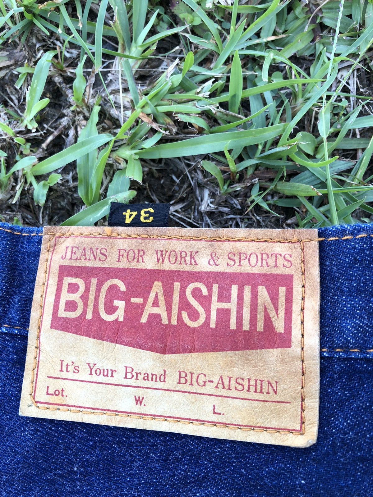 Vintage Vintage 70s BIG - AISHIN Hippie Flare Rare Jean Size US 32 / EU 48 - 12 Thumbnail