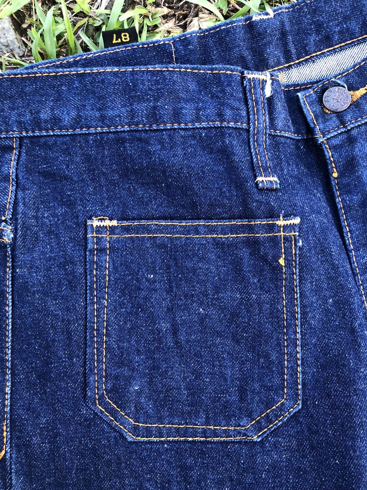 Vintage Vintage 70s BIG - AISHIN Hippie Flare Rare Jean Size US 32 / EU 48 - 8 Thumbnail