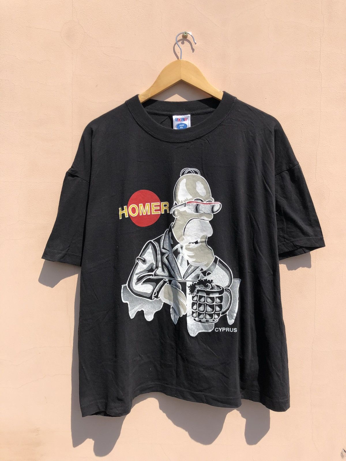 Cartoon Network Vintage 90s The Simpsons Homer Cyprus Tee (King of the Hill) Size US XL / EU 56 / 4 - 1 Thumbnail