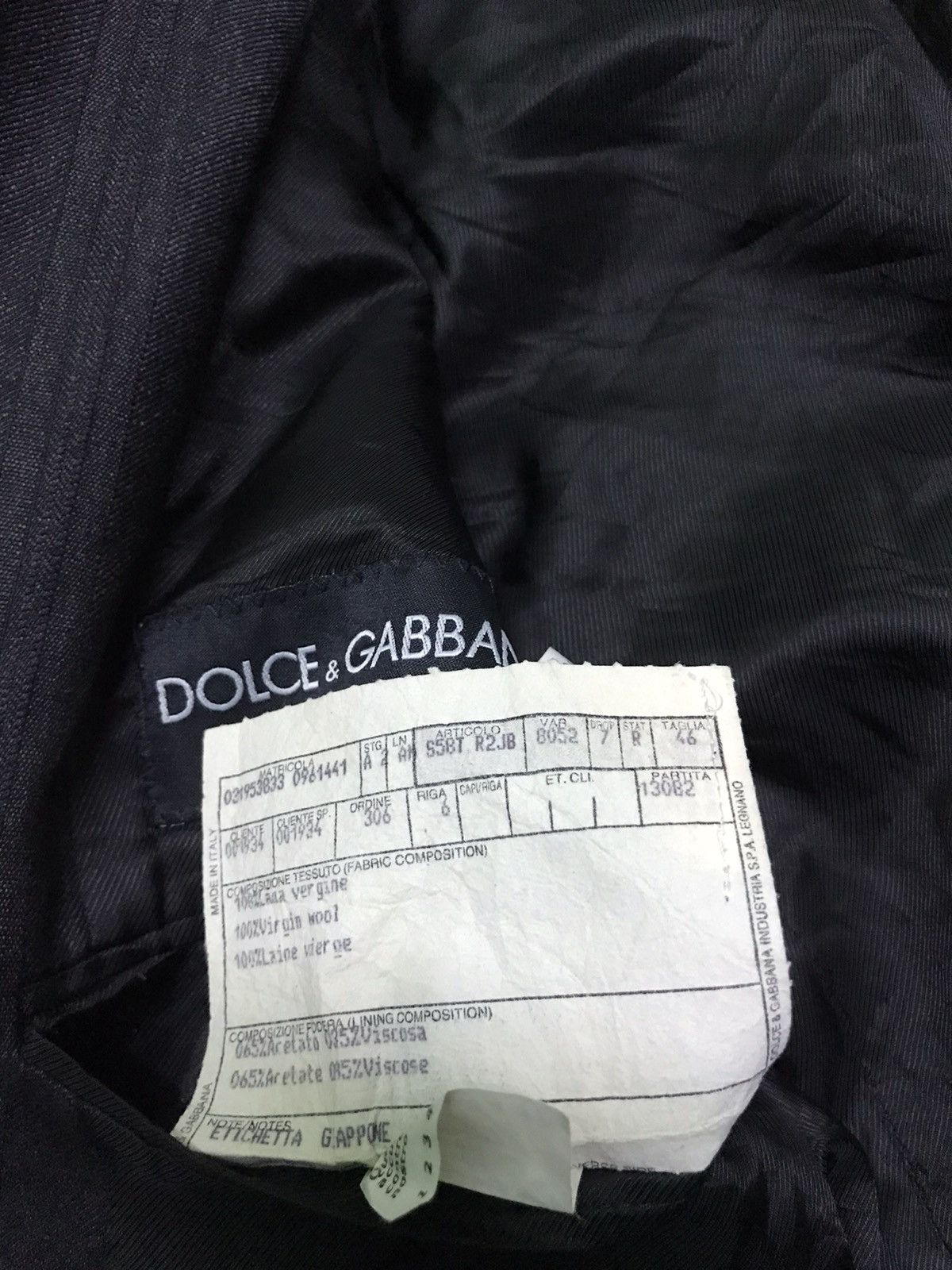 Dolce & Gabbana Dolce & gabbana stripe blazer coat Size US S / EU 44-46 / 1 - 5 Thumbnail