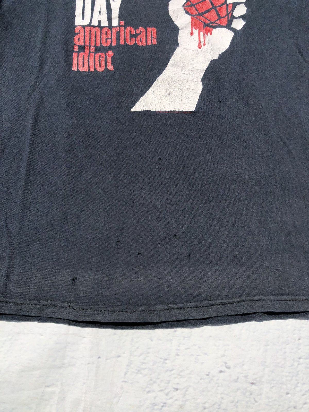 Band Tees Vintage 2004 Green Day American Idiot Faded Tee (Sum 41) Size US S / EU 44-46 / 1 - 6 Thumbnail