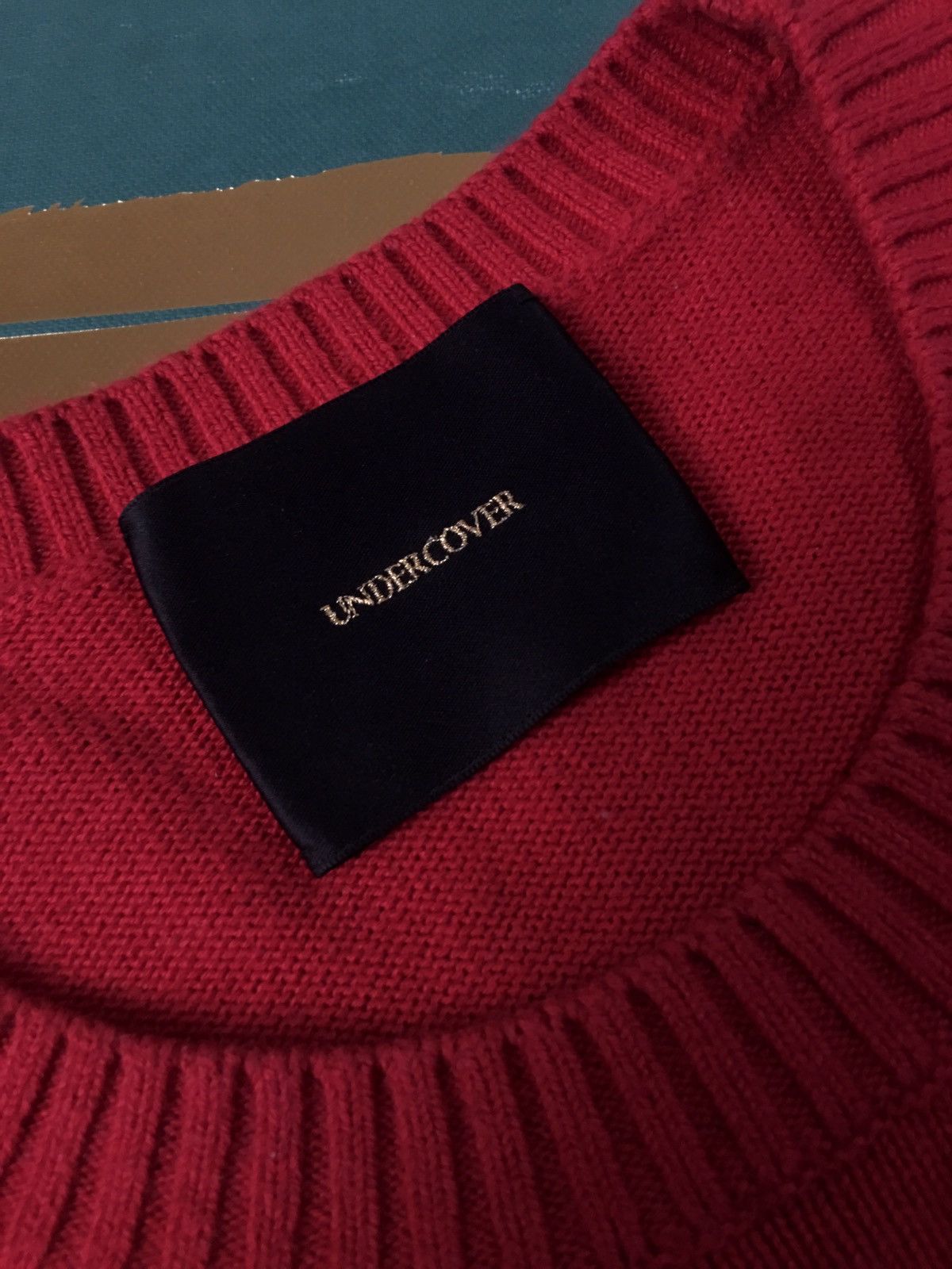 Undercover red big u sweater Size US L / EU 52-54 / 3 - 4 Thumbnail