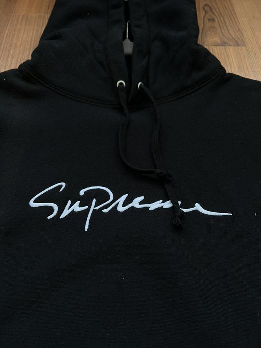 Supreme Classic Script Hooded Sweatshirt FALL WINTER 18 | Grailed