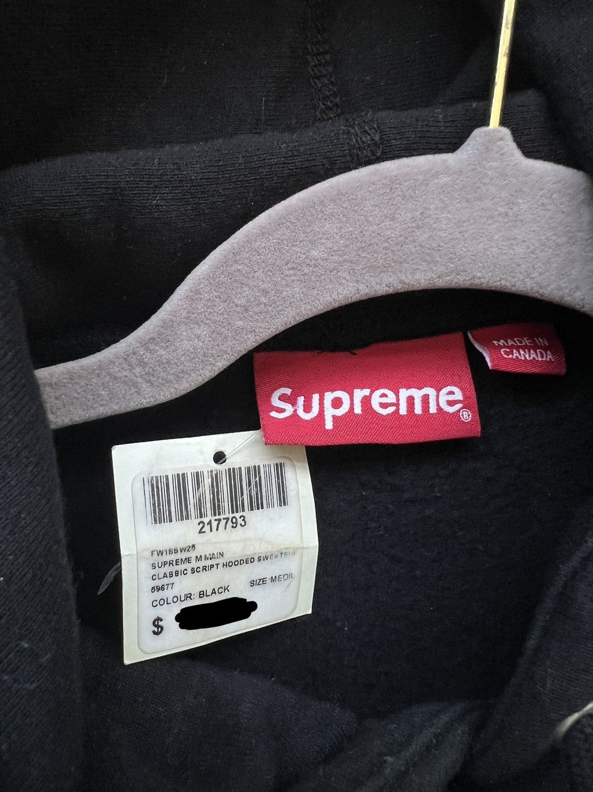 Supreme Classic Script Hooded Sweatshirt FALL WINTER 18 | Grailed