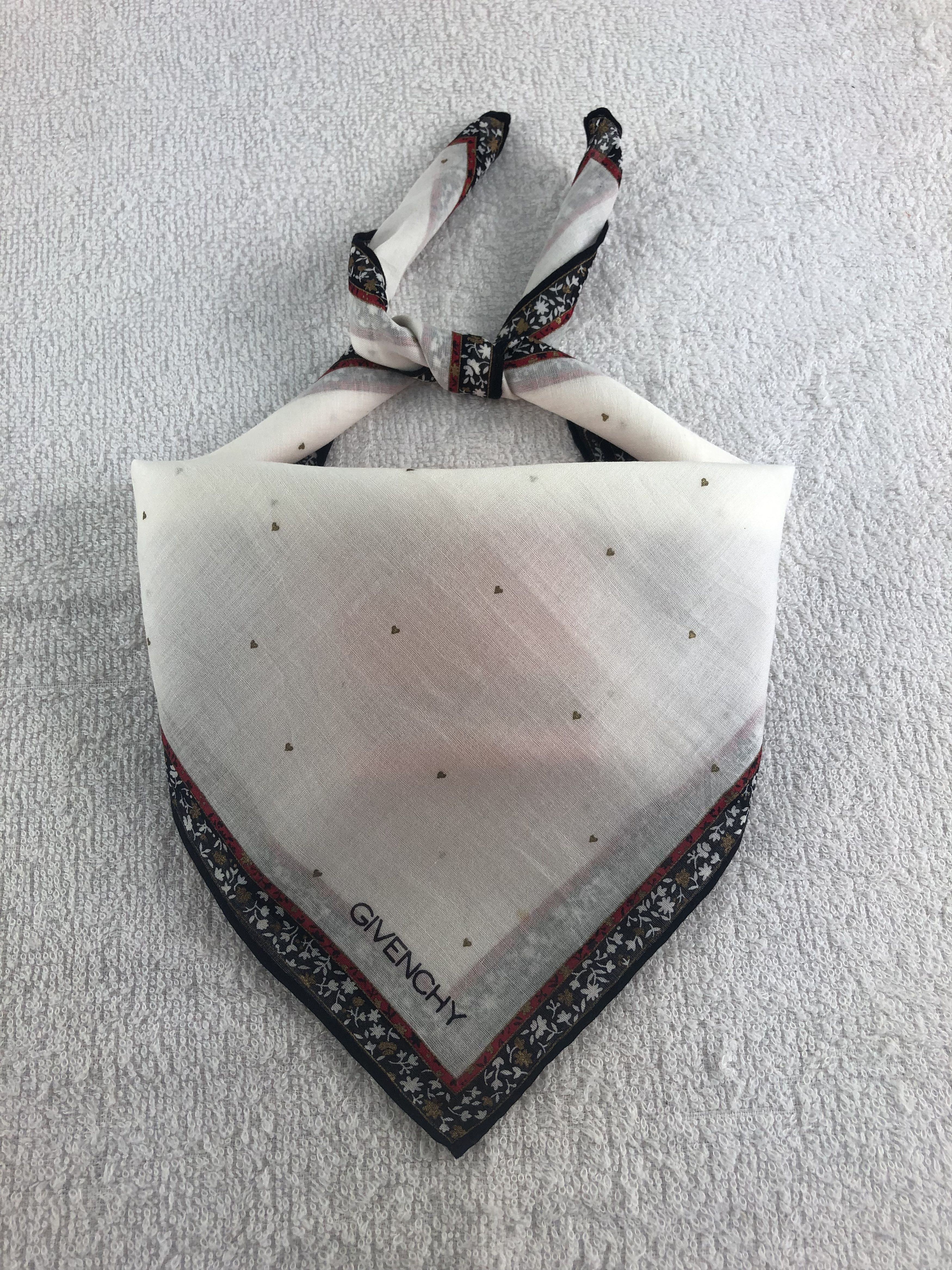 Vintage Christian Dior Handkerchief / Bandana / Neckerchief C090 Size ONE SIZE - 1 Thumbnail