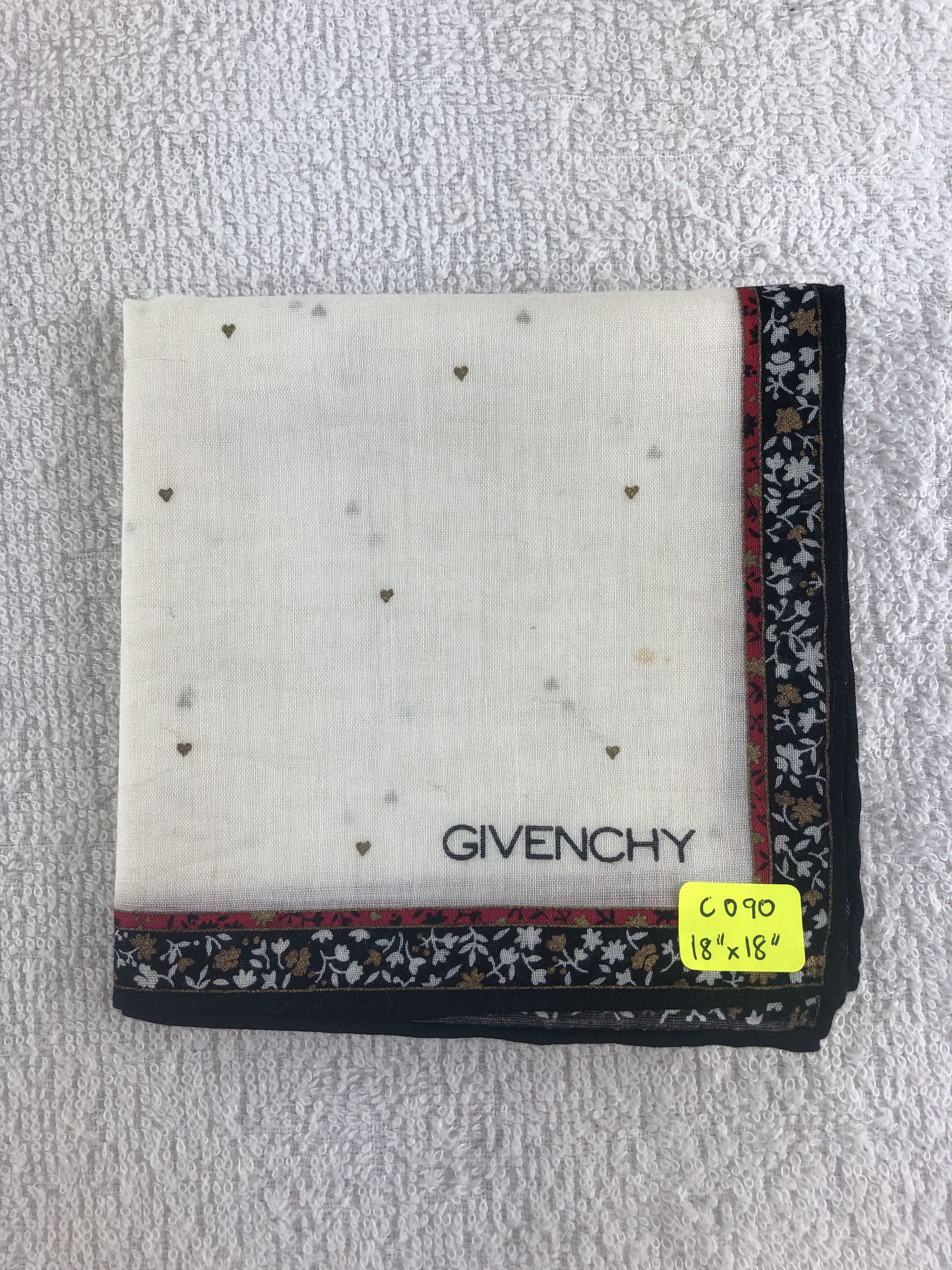 Vintage Christian Dior Handkerchief / Bandana / Neckerchief C090 Size ONE SIZE - 6 Thumbnail