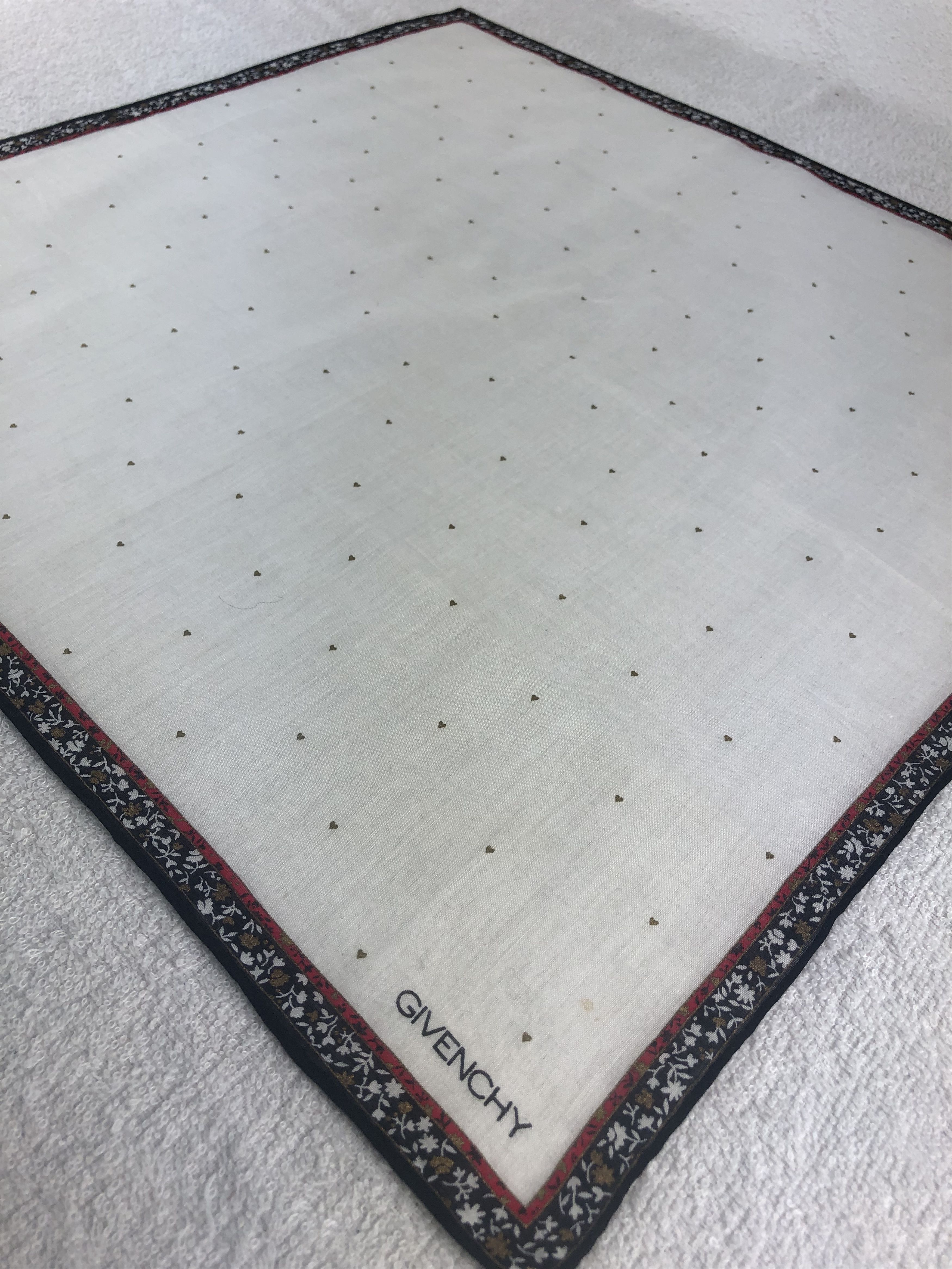 Vintage Christian Dior Handkerchief / Bandana / Neckerchief C090 Size ONE SIZE - 4 Thumbnail