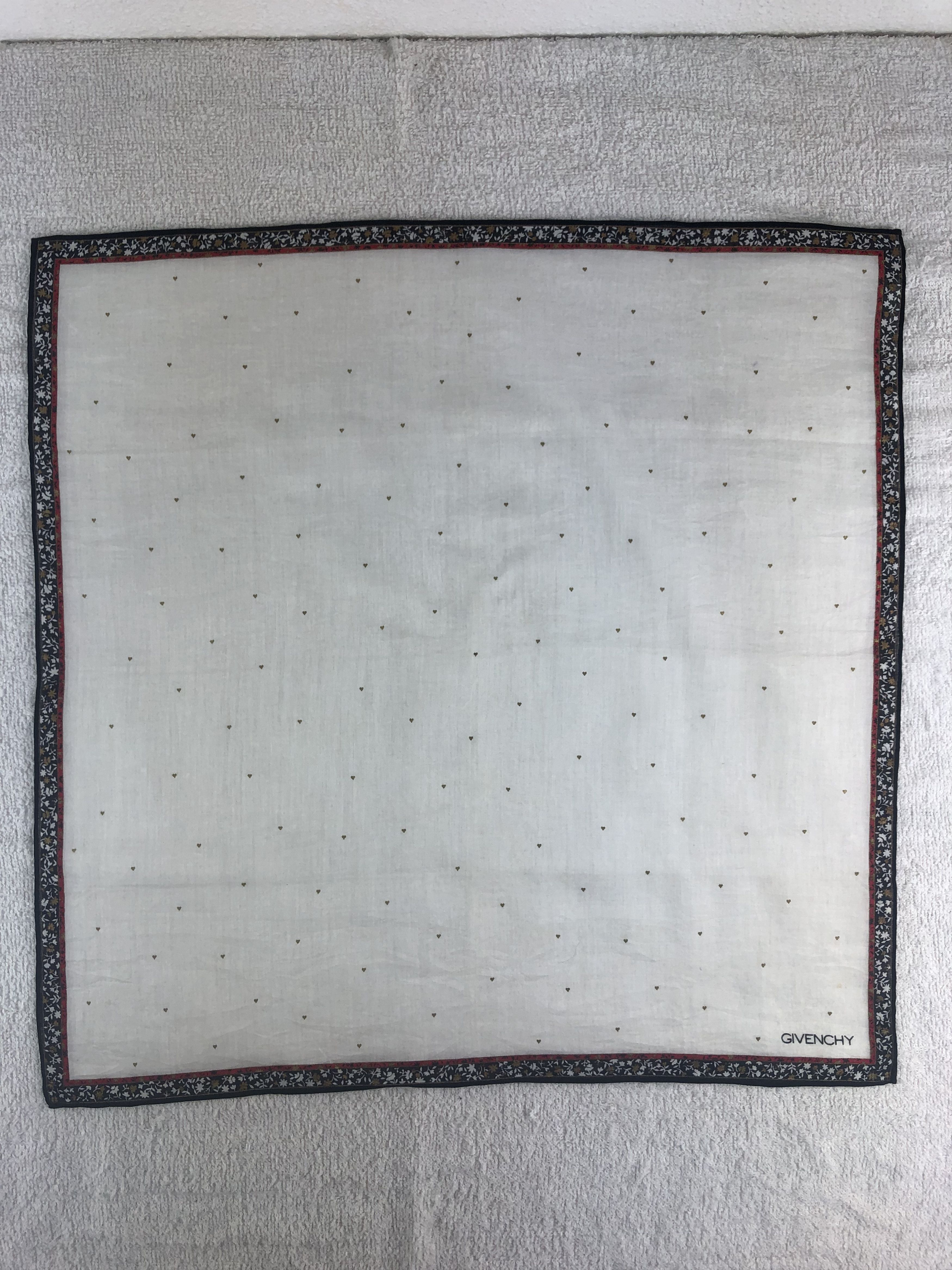 Vintage Christian Dior Handkerchief / Bandana / Neckerchief C090 Size ONE SIZE - 3 Thumbnail