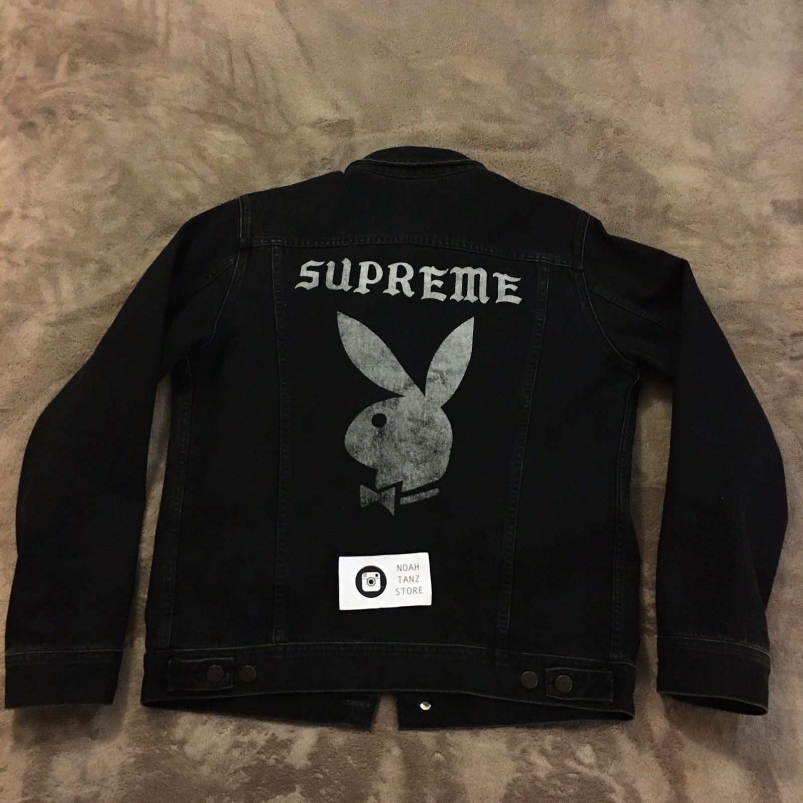 Supreme, Jackets & Coats, Supreme Playboy Denim Jacket