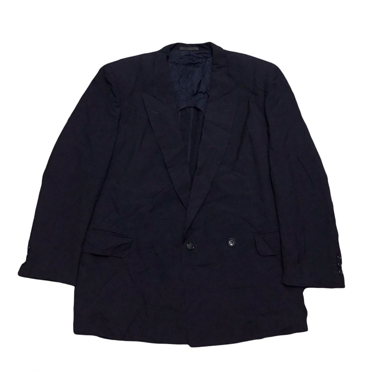 Comme des Garcons Homme Plus AD1990 Comme des garcons homme plus stripes coat Size US S / EU 44-46 / 1 - 1 Thumbnail