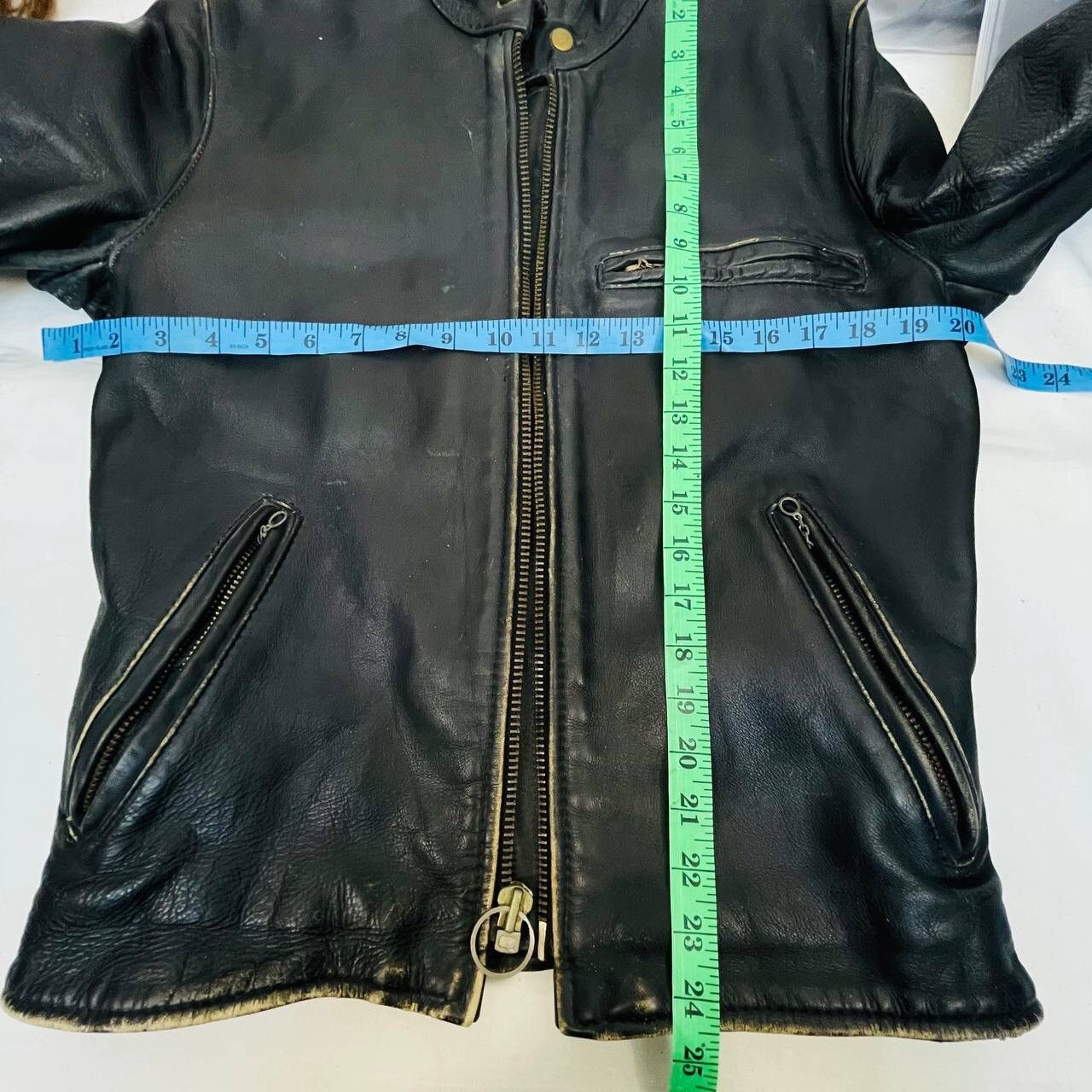 Vanson Leathers VINTAGE VANSON LEATHERS BIKER LEATHER JACKET Size US XS / EU 42 / 0 - 22 Thumbnail