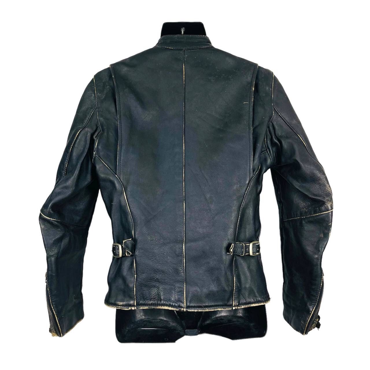 Vanson Leathers VINTAGE VANSON LEATHERS BIKER LEATHER JACKET Size US XS / EU 42 / 0 - 2 Thumbnail