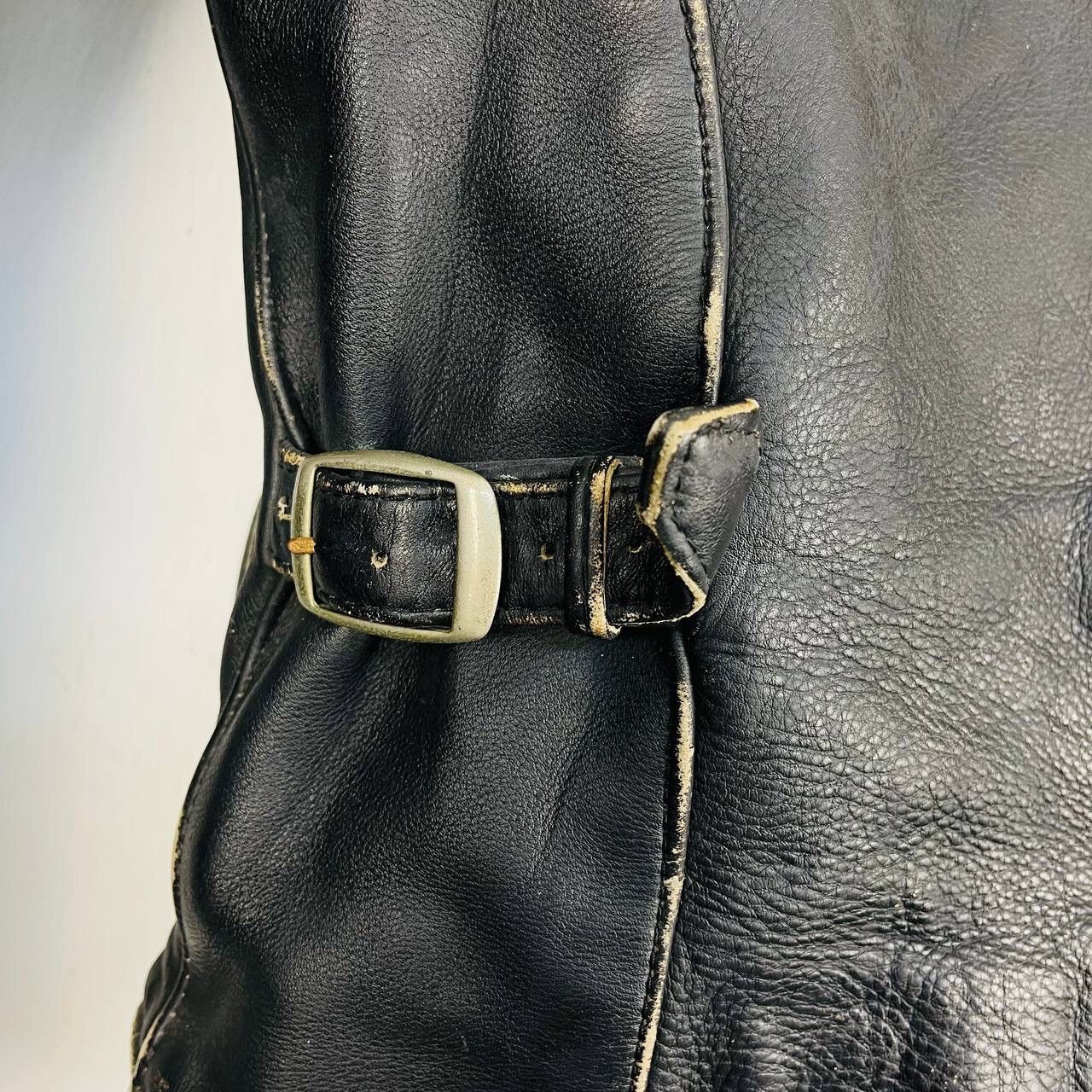 Vanson Leathers VINTAGE VANSON LEATHERS BIKER LEATHER JACKET Size US XS / EU 42 / 0 - 17 Thumbnail