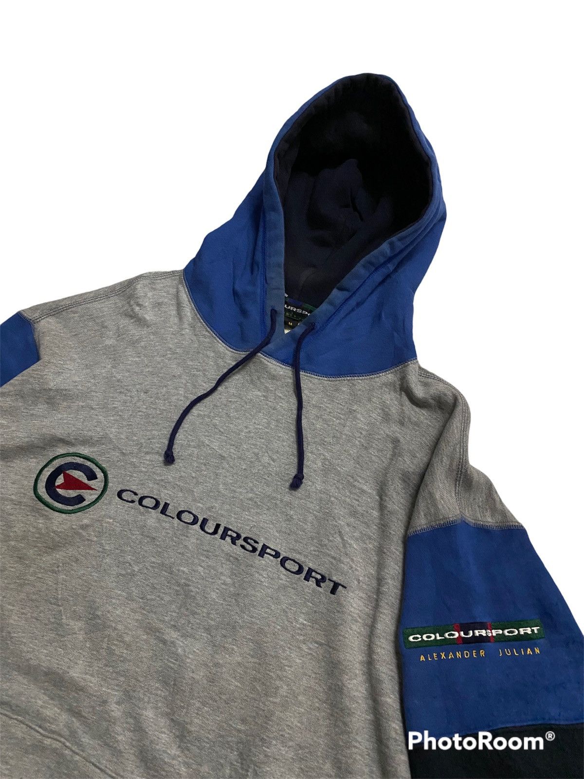 image of Stealsvintage Coloursport Alexander Julian Hoodie, Men's (Size Medium)